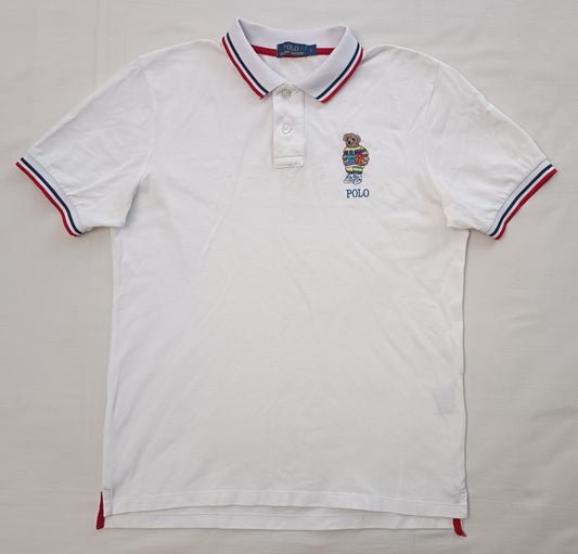 (L) POLO Ralph Lauren Polo Bear Polo Shirt тениска