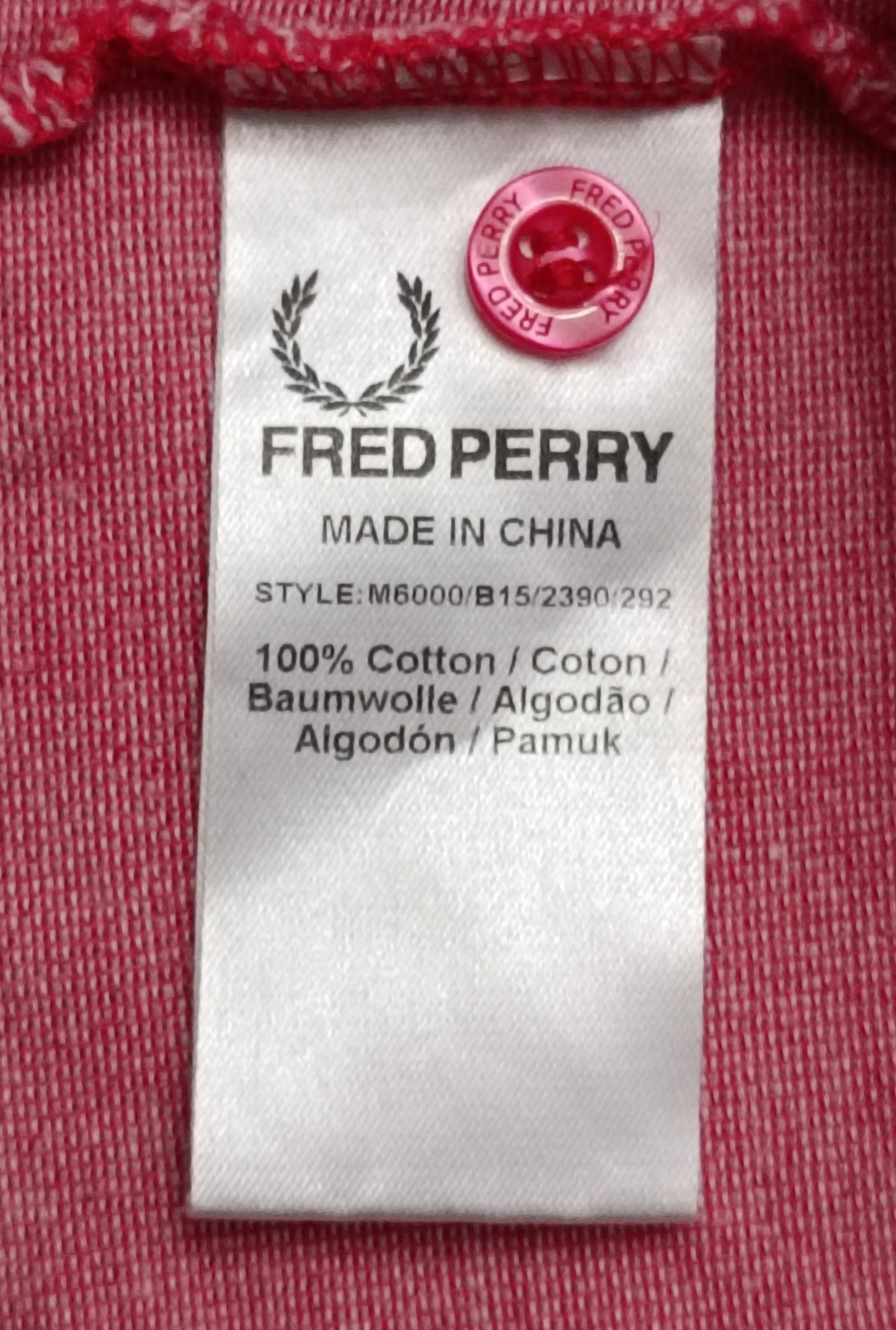 (S) Fred Perry Polo Shirt тениска