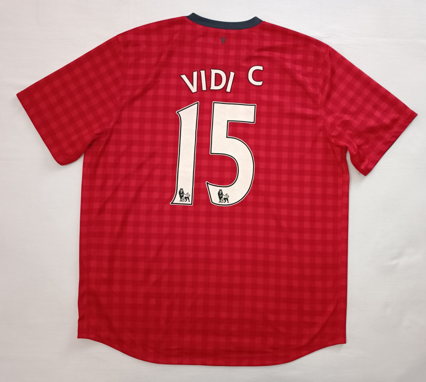 (2XL) Nike DRI-FIT Manchester United #15 Vidic Home Jersey тениска