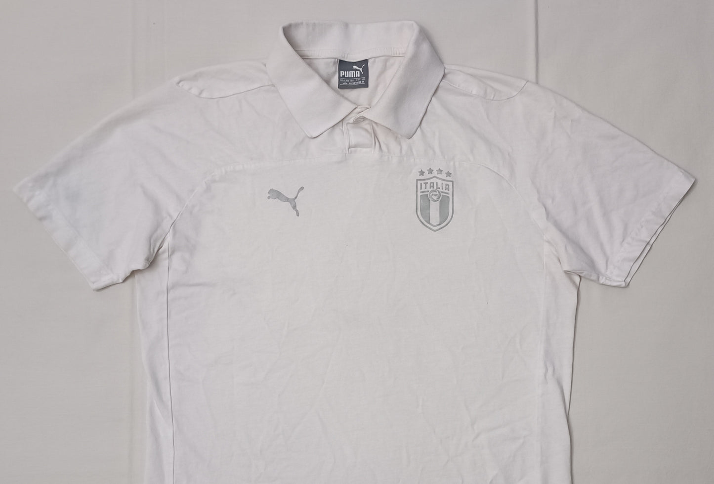 (M) Puma Italy Polo Shirt тениска