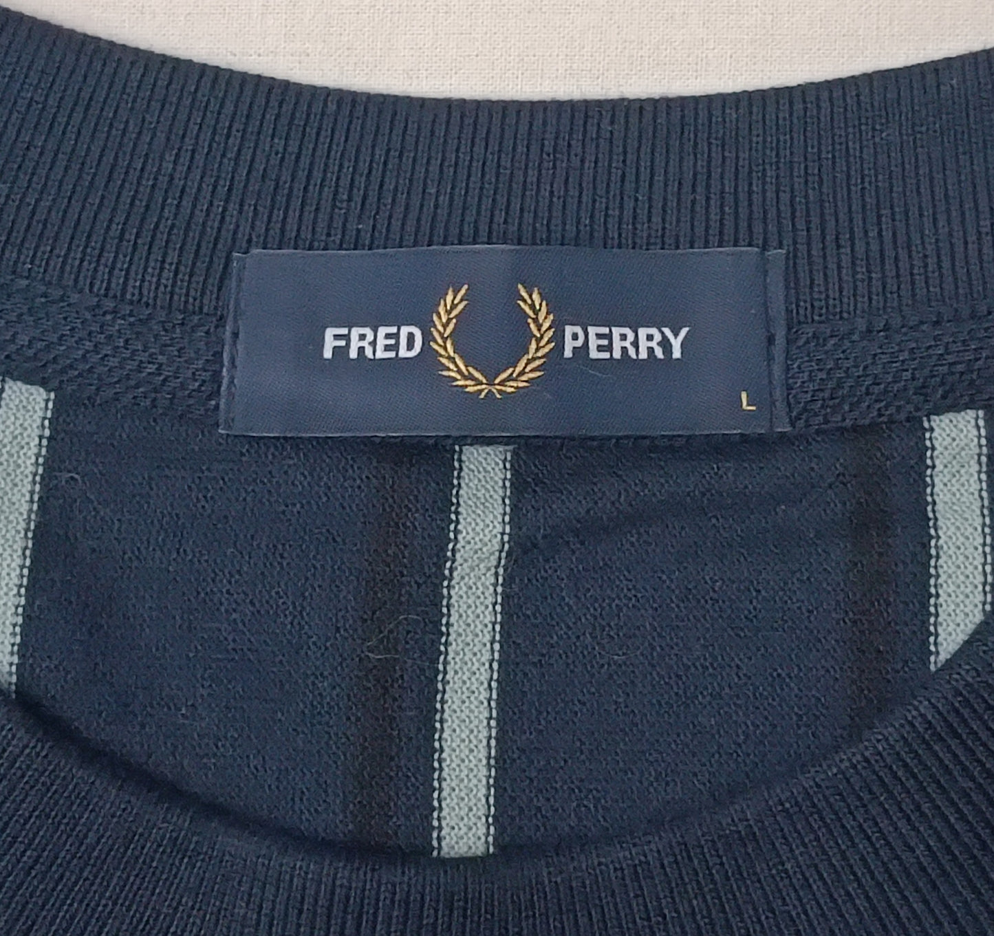 (L) Fred Perry Long Sleeve блуза