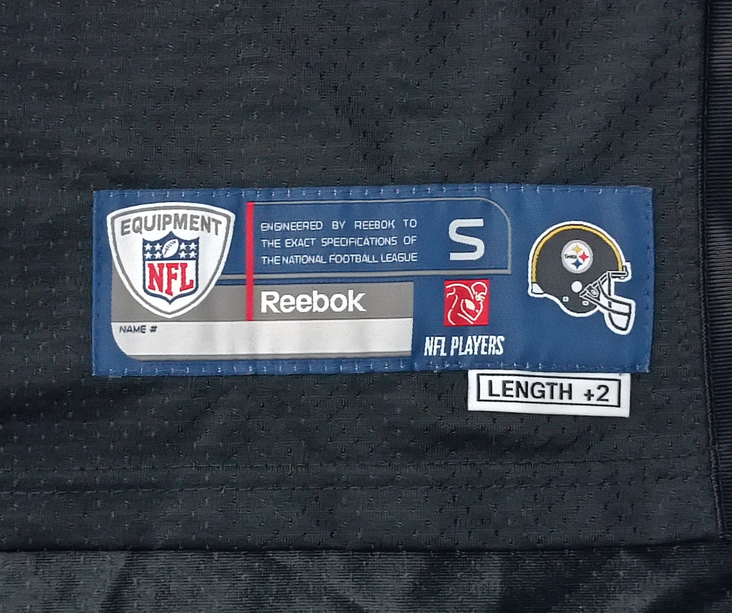 (S) Reebok NFL Pittsburgh Steelers #7 Roethlisberger Jersey тениска