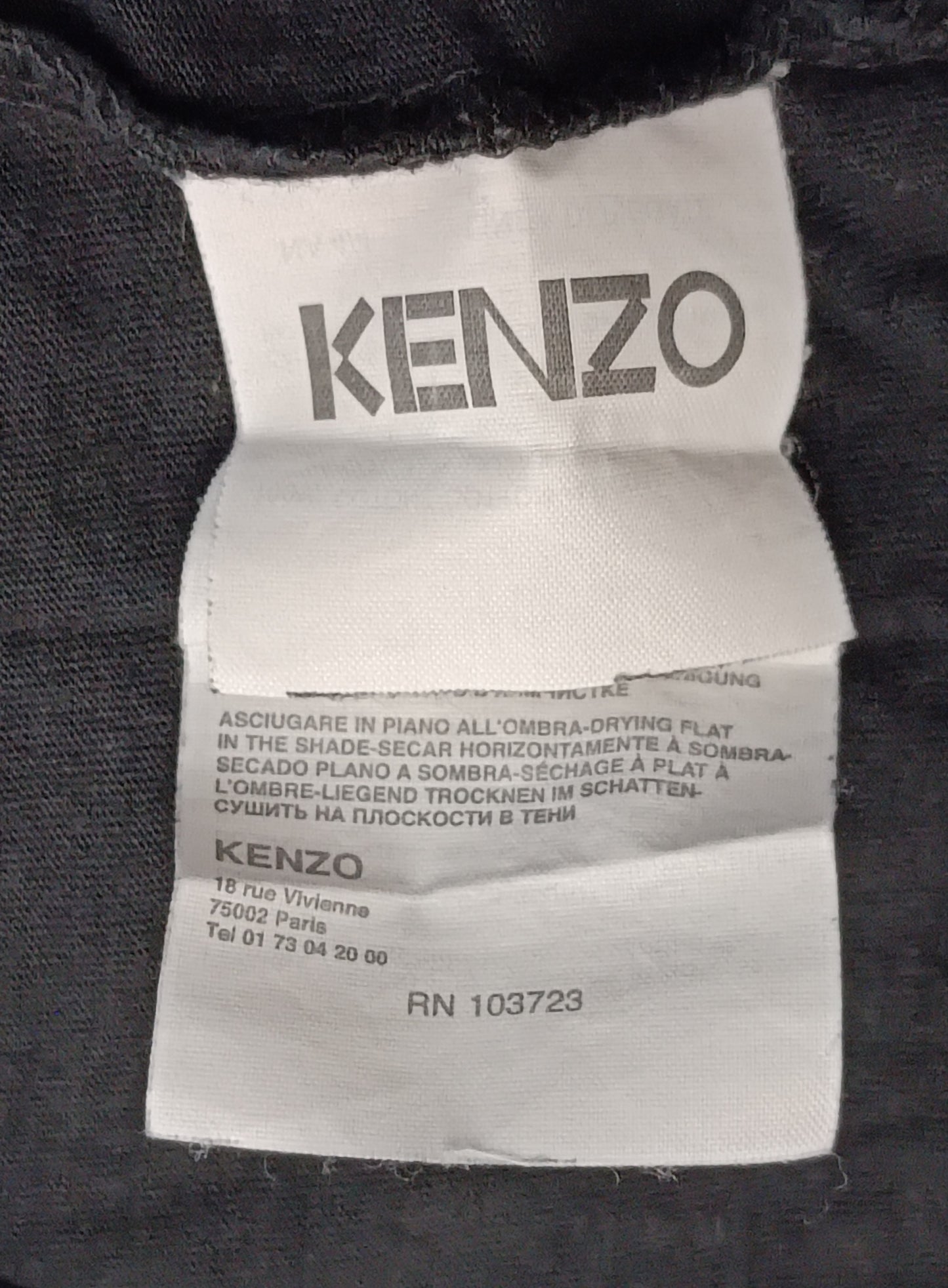 (L) Kenzo Paris Tiger Shirt тениска