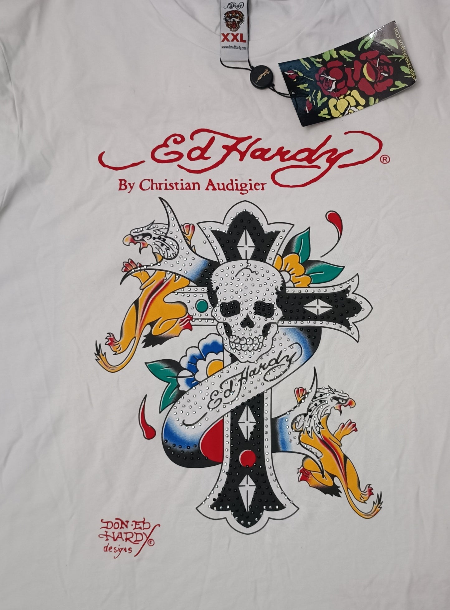 (2XL) Ed Hardy by Christian Audigier Shirt тениска