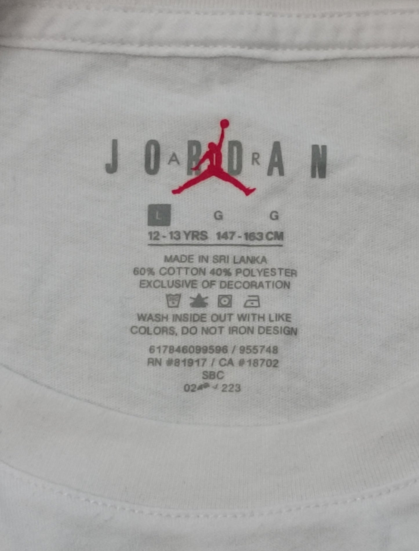 (ДЕТСКО) (Ръст 147-158см) Jordan AIR Nike Jumpman Tee тениска