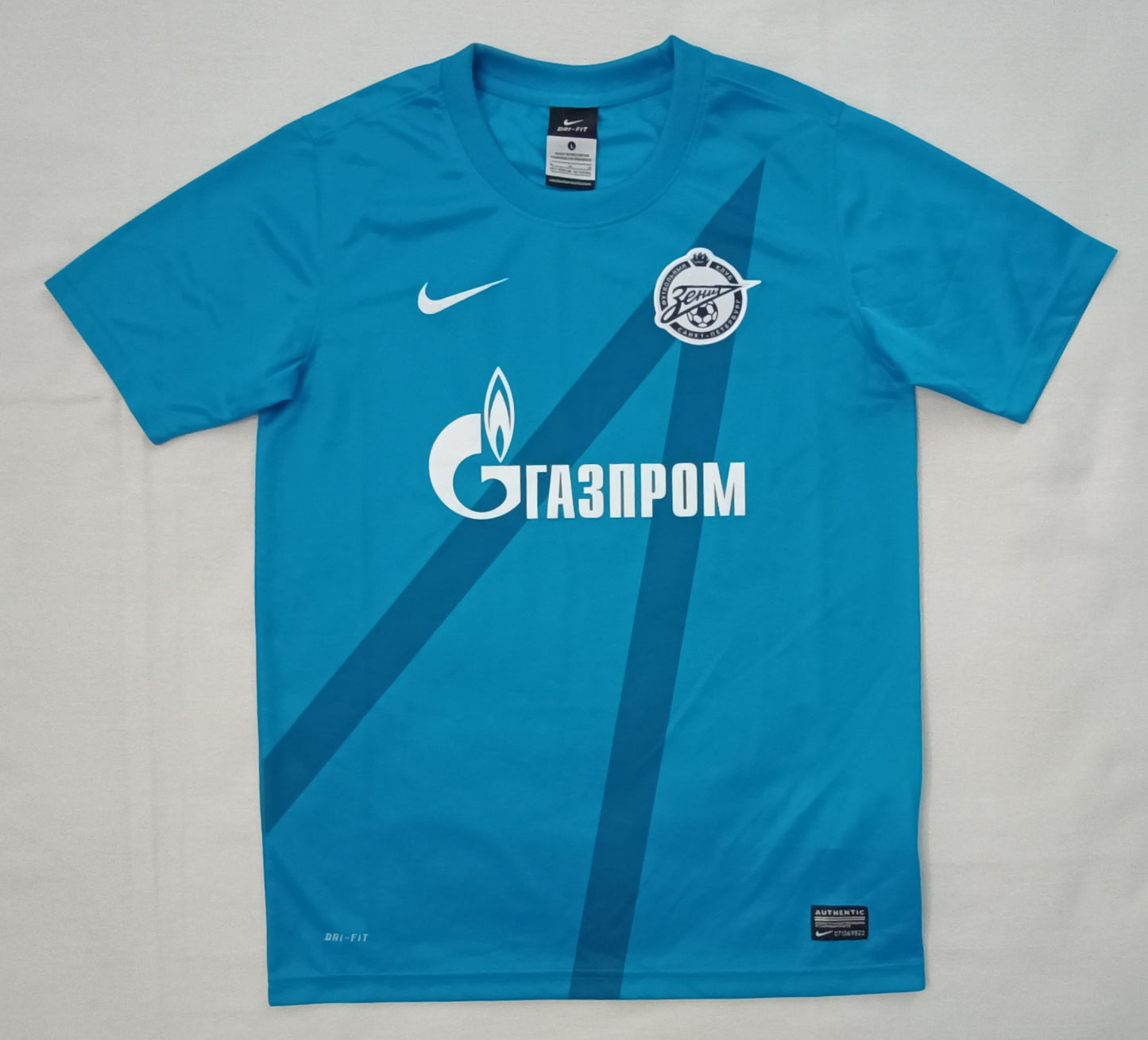 (ДЕТСКО) (Ръст 147-158см) Nike DRI-FIT Zenit St. Petersburg Home Jersey тениска