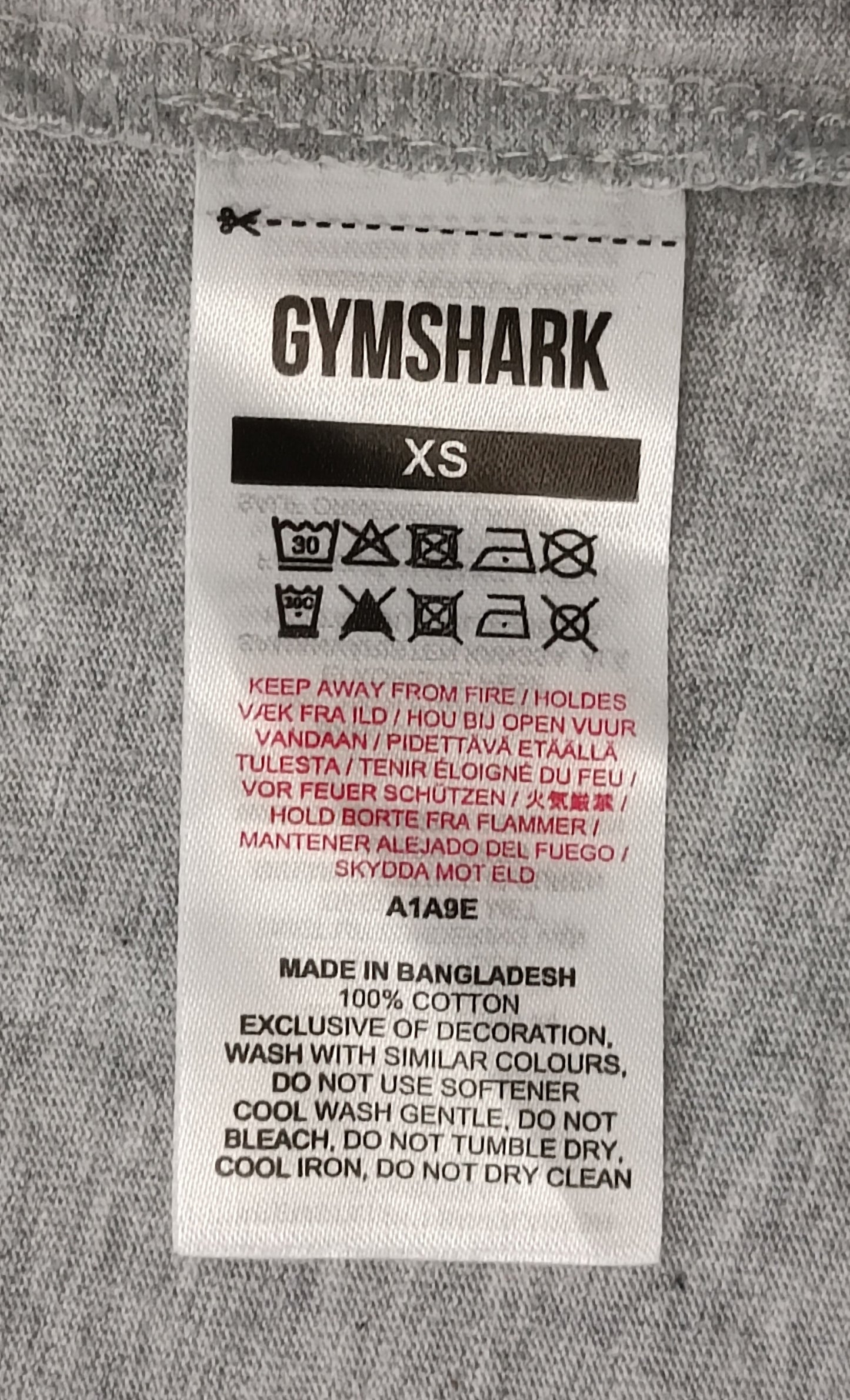 (XS) Gymshark Long Sleeve Top блуза