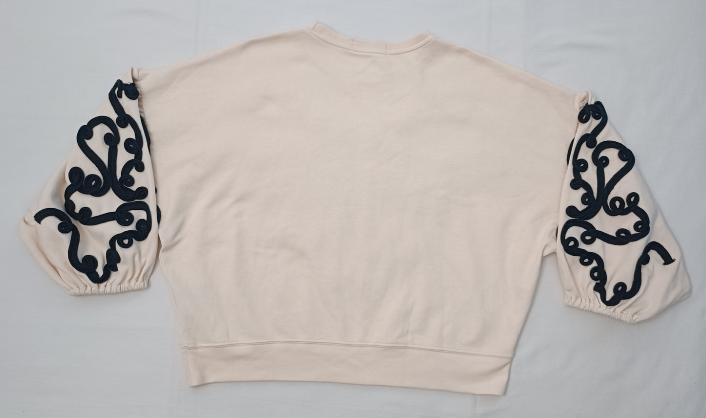 (ДАМСКО) (S) Moschino Oversized Sweatshirt горнище