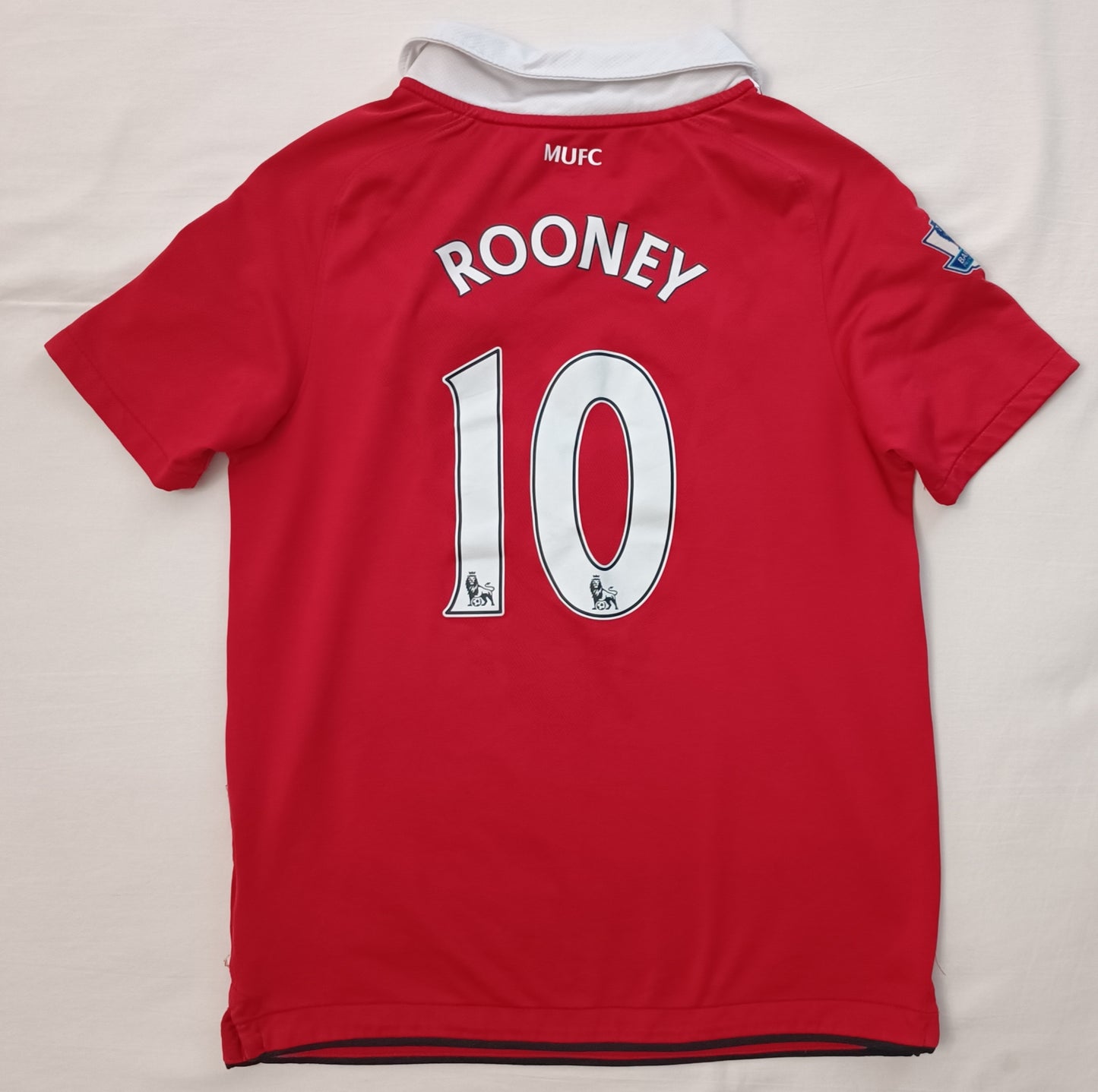(ДЕТСКО) (Ръст 137-147см) Nike DRI-FIT Manchester United #10 Rooney Home Jersey тениска