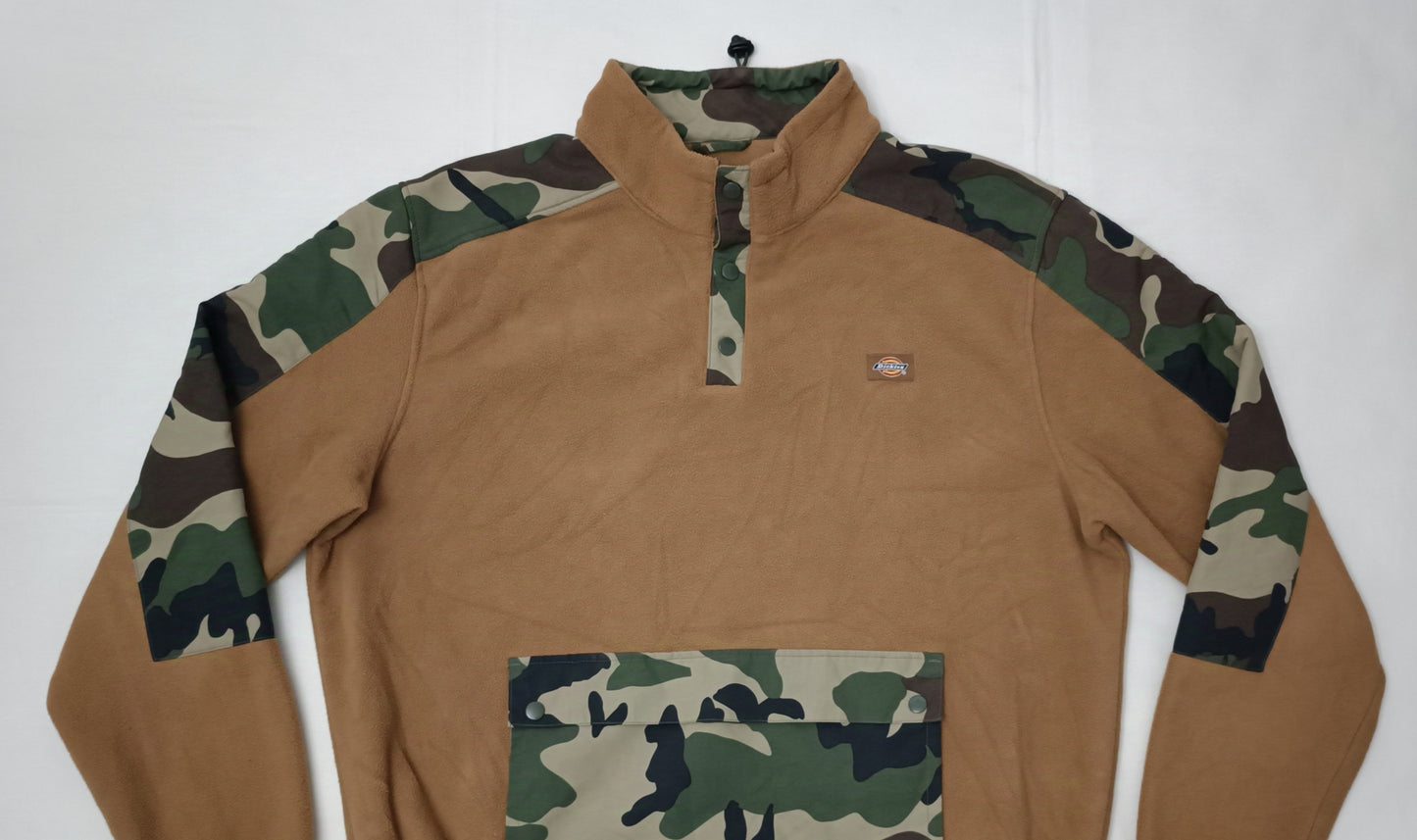 (XL) Dickies Camouflage Polar Fleece Sweatshirt полар горнище