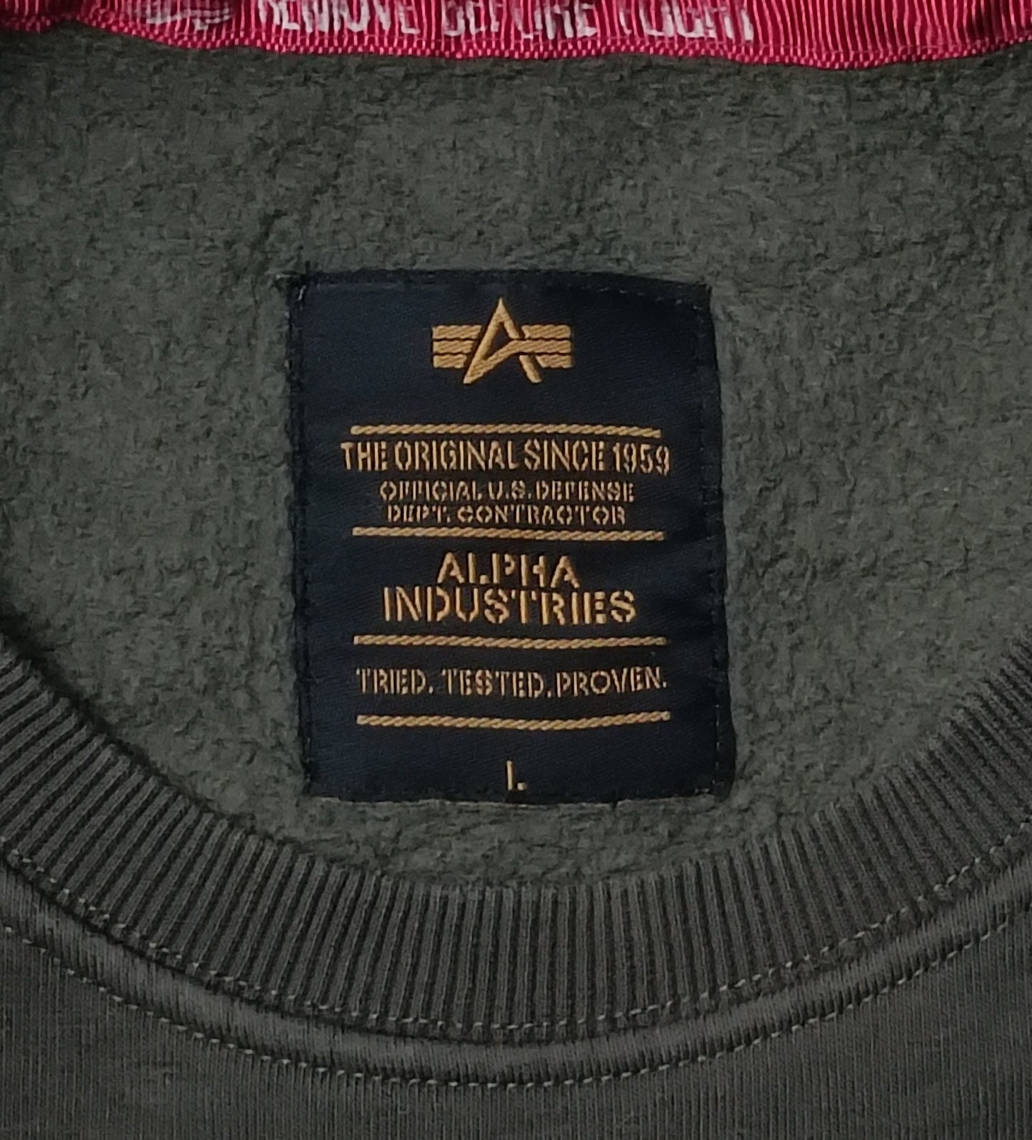 (L) Alpha Industries Sweatshirt горнище