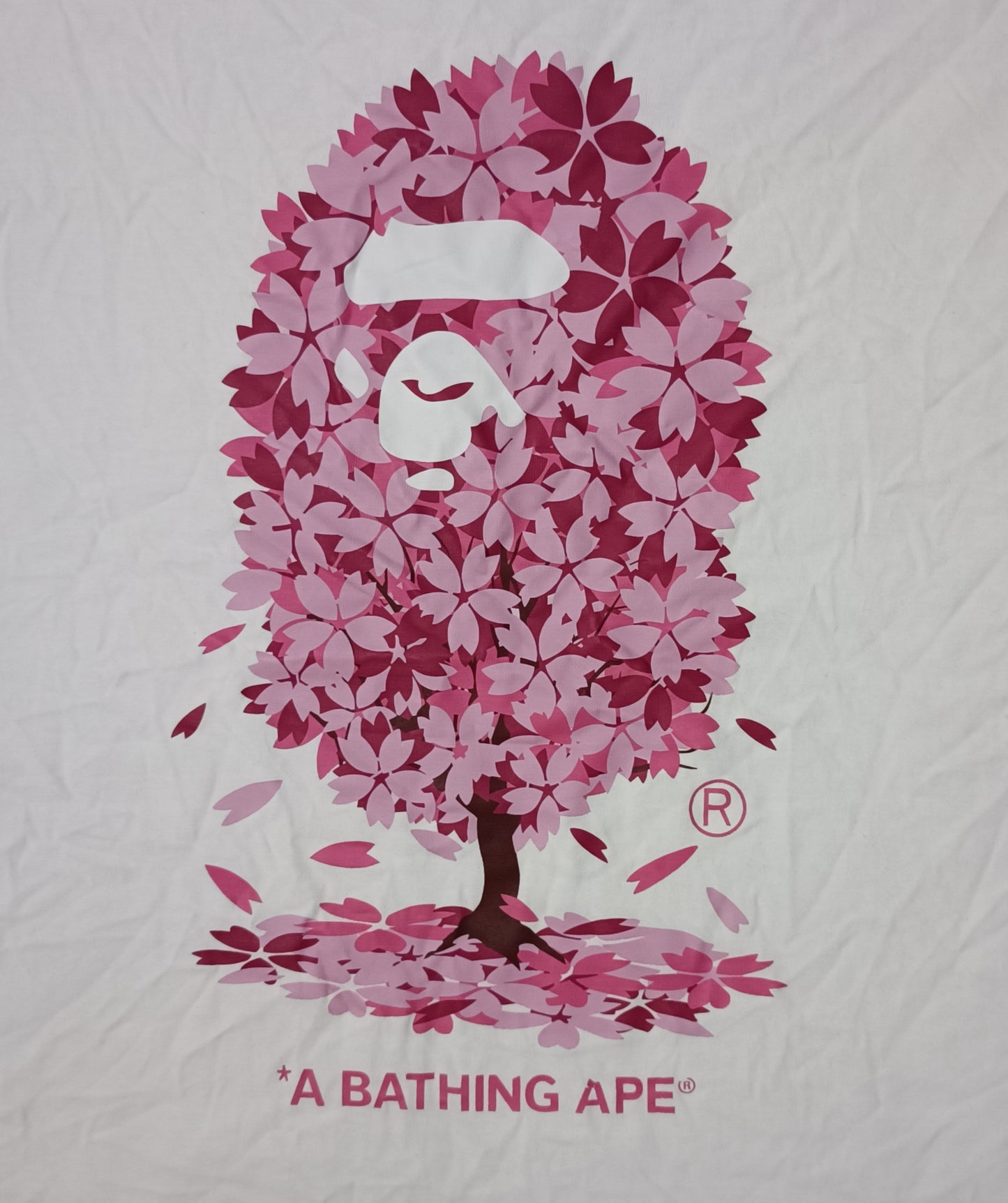 (M) A Bathing Ape Bape Sakura Shirt тениска
