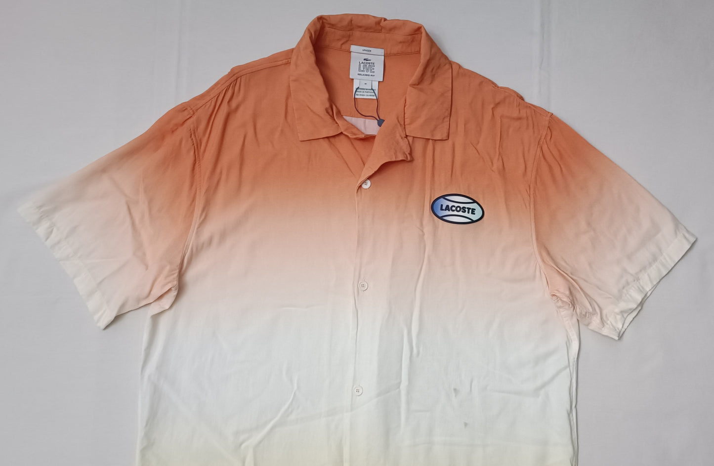 (M) Lacoste Ombre Summer Woven Shirt риза