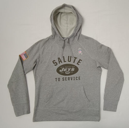 (ДАМСКО) (M) Nike Therma-FIT New York Jets Salute To Service Hoodie горнище