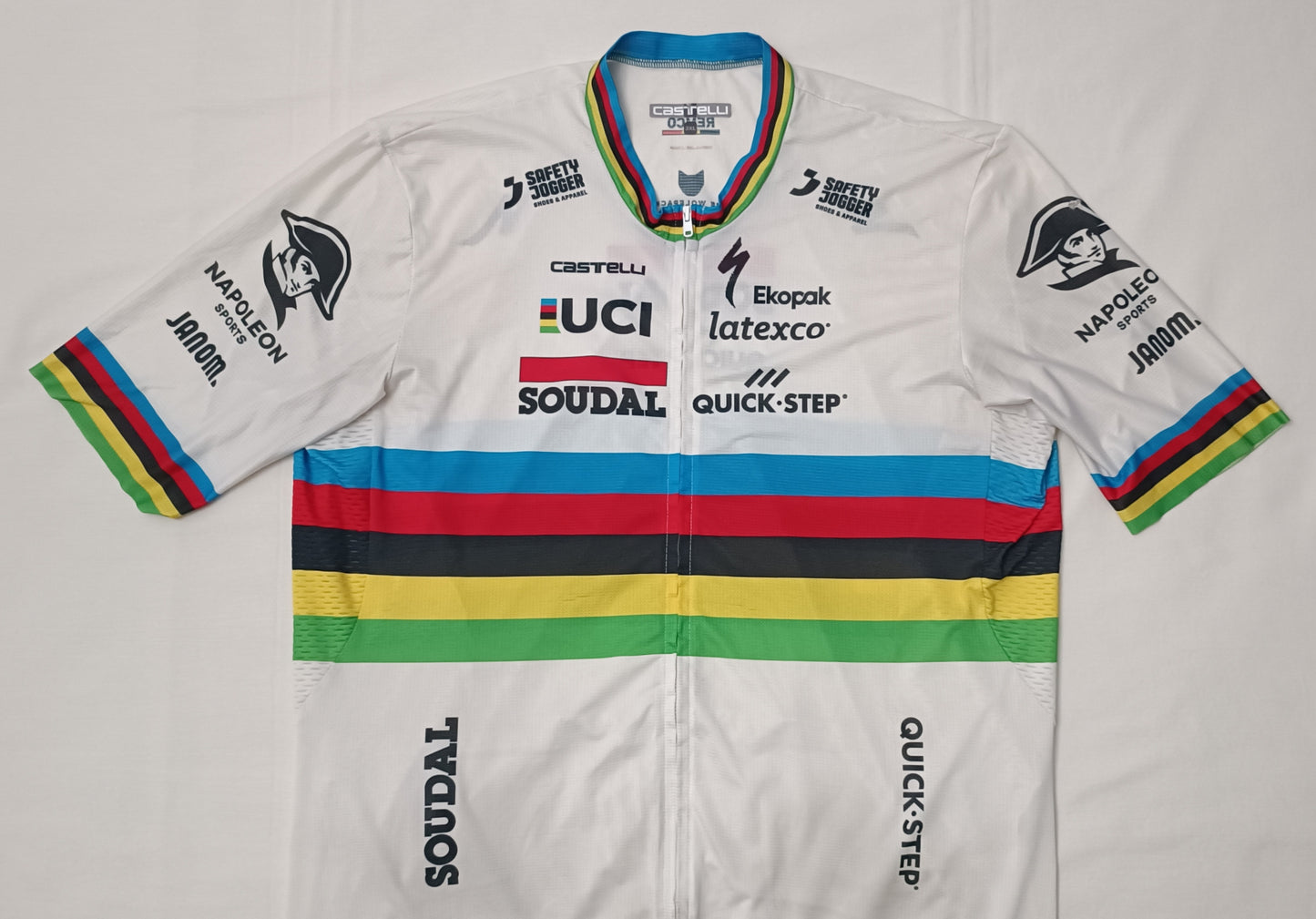 (3XL) Castelli Soudal Quick Step Remco Cycling Jersey вело тениска