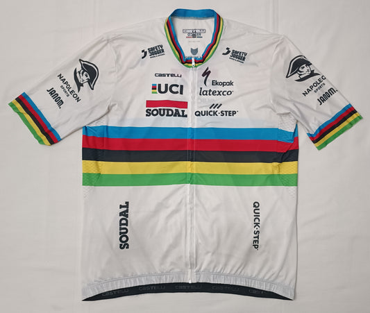 (3XL) Castelli Soudal Quick Step Remco Cycling Jersey вело тениска