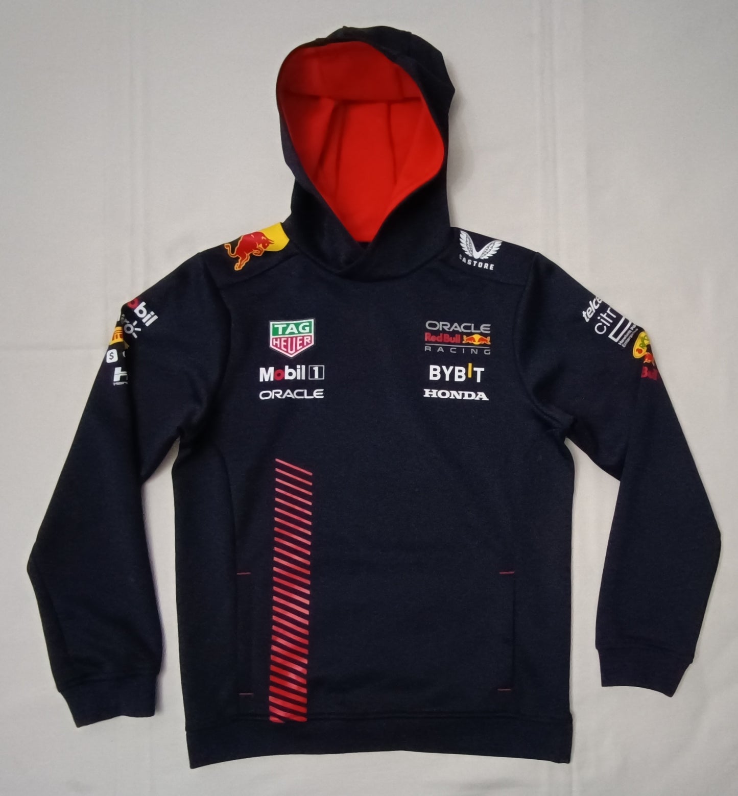 (ДЕТСКО) (Ръст 147-158см) Castore Red Bull Racing Hoodie горнище