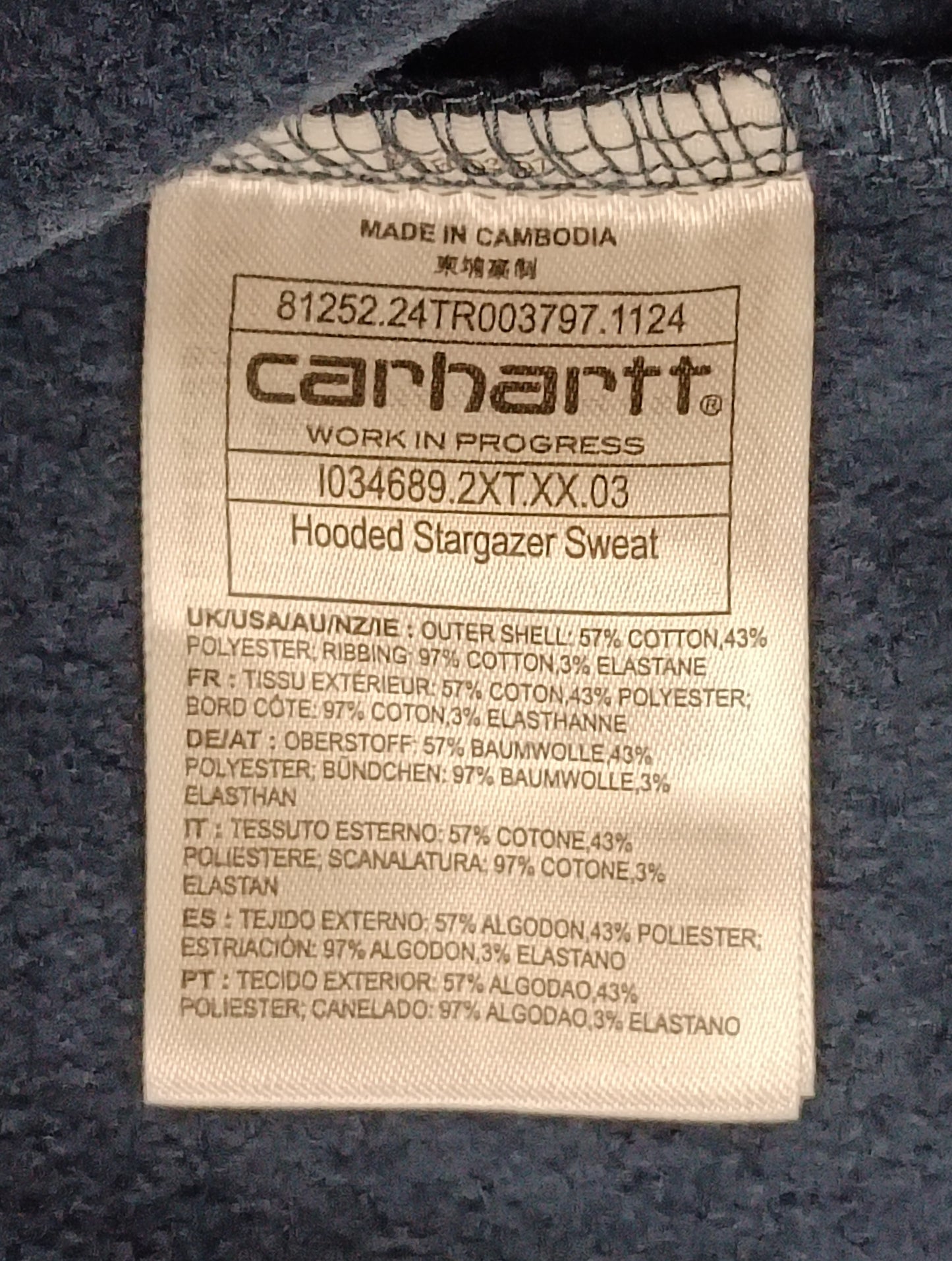 (XS) Carhartt WIP Stargazer Sweatshirt горнище