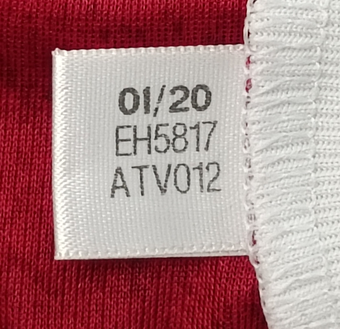 (XS) Adidas Arsenal 2020/21 Home Jersey тениска