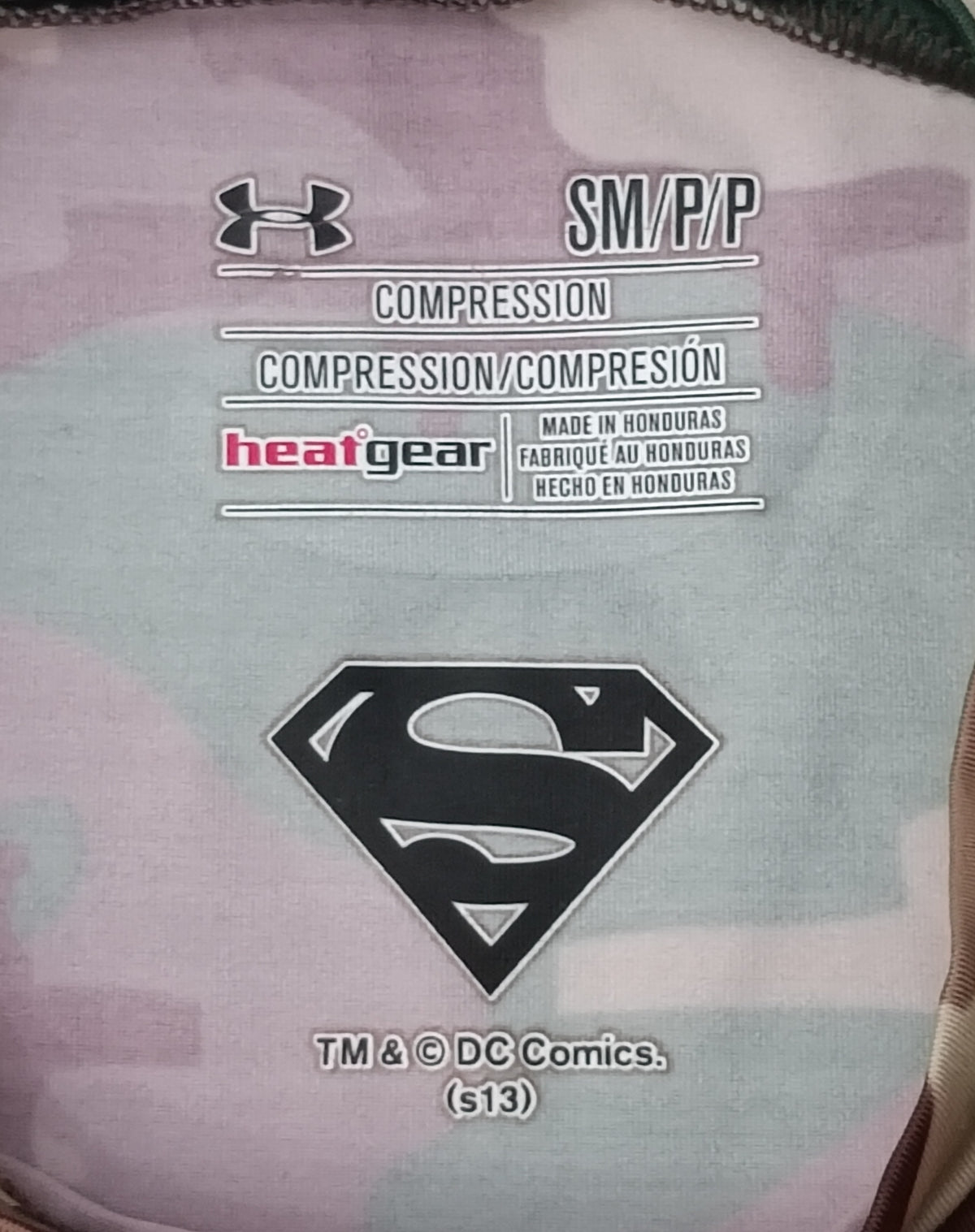(S) Under Armour UA Superman Alter Ego Camouflage Compression Tee тениска