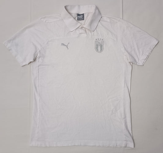 (M) Puma Italy Polo Shirt тениска