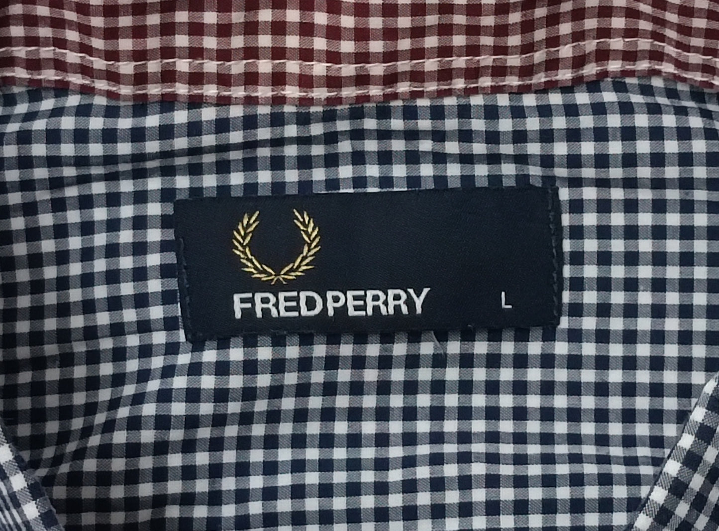 (L) Fred Perry Long Sleeve риза