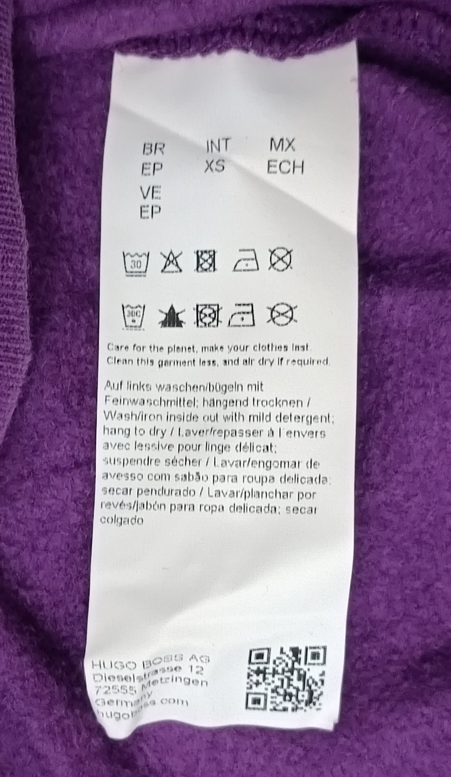 (XS) Hugo Boss x Khaby Sweatshirt горнище