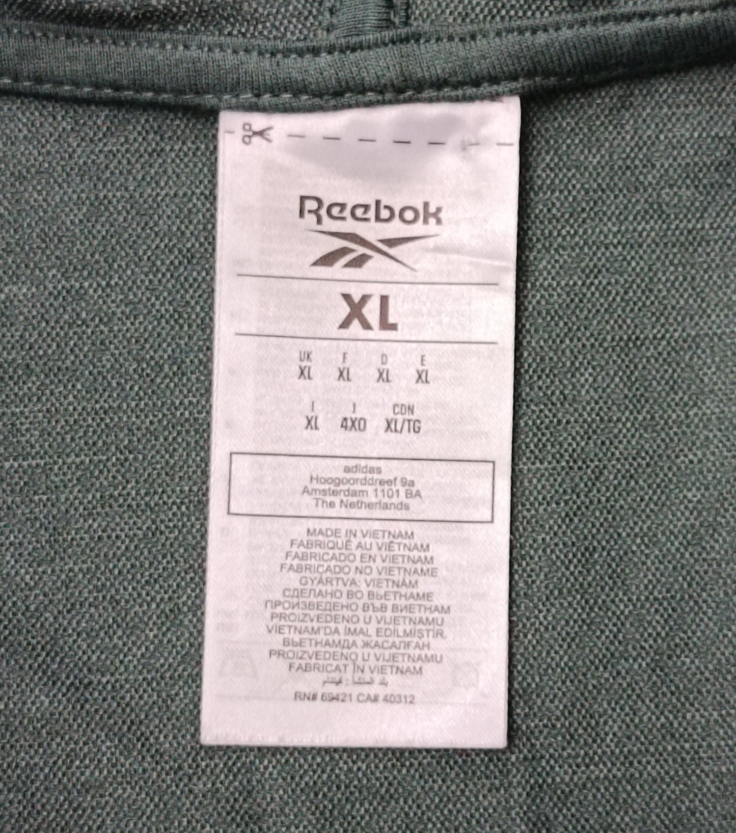 (XL) Reebok Woven Sweatshirt горнище