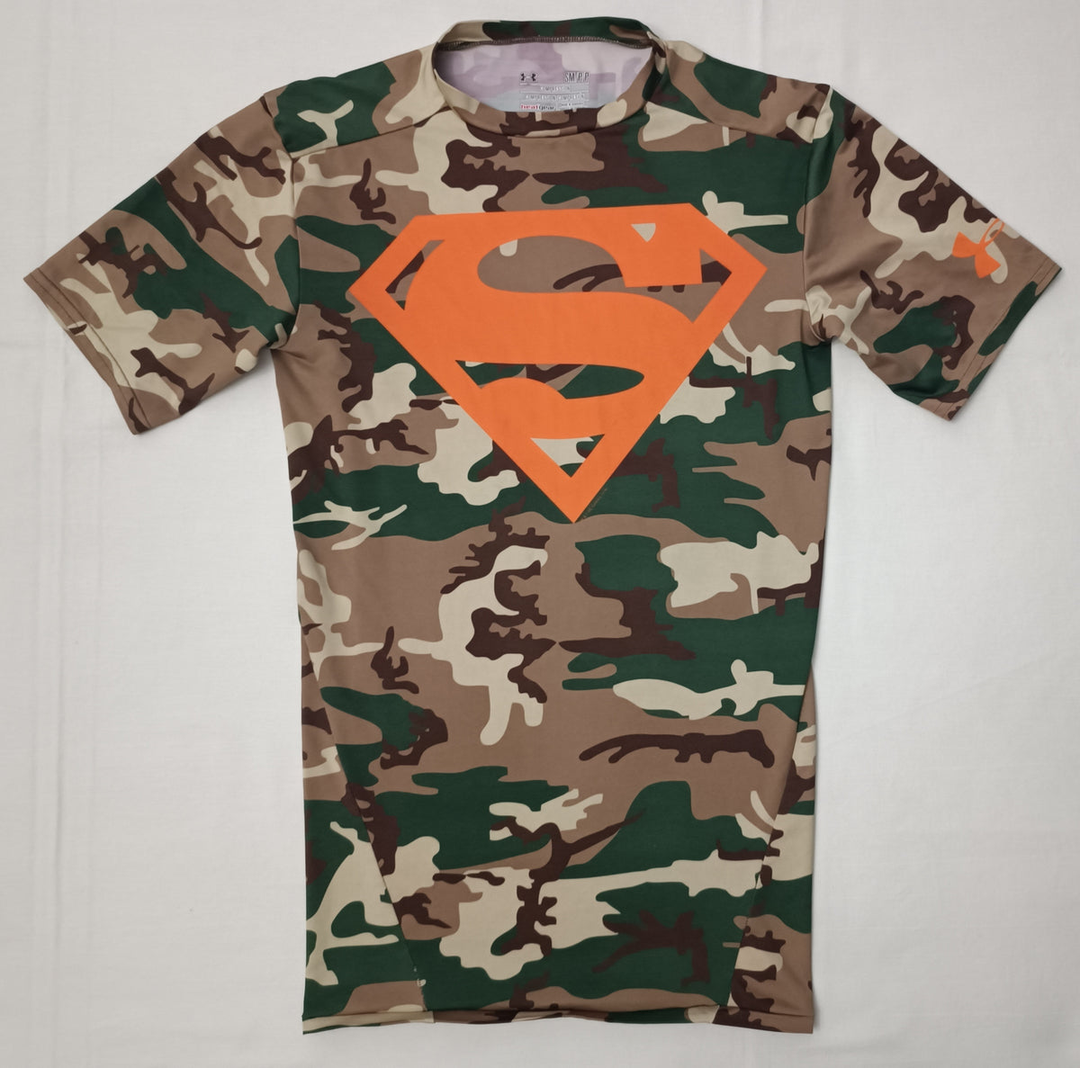 (S) Under Armour UA Superman Alter Ego Camouflage Compression Tee тениска