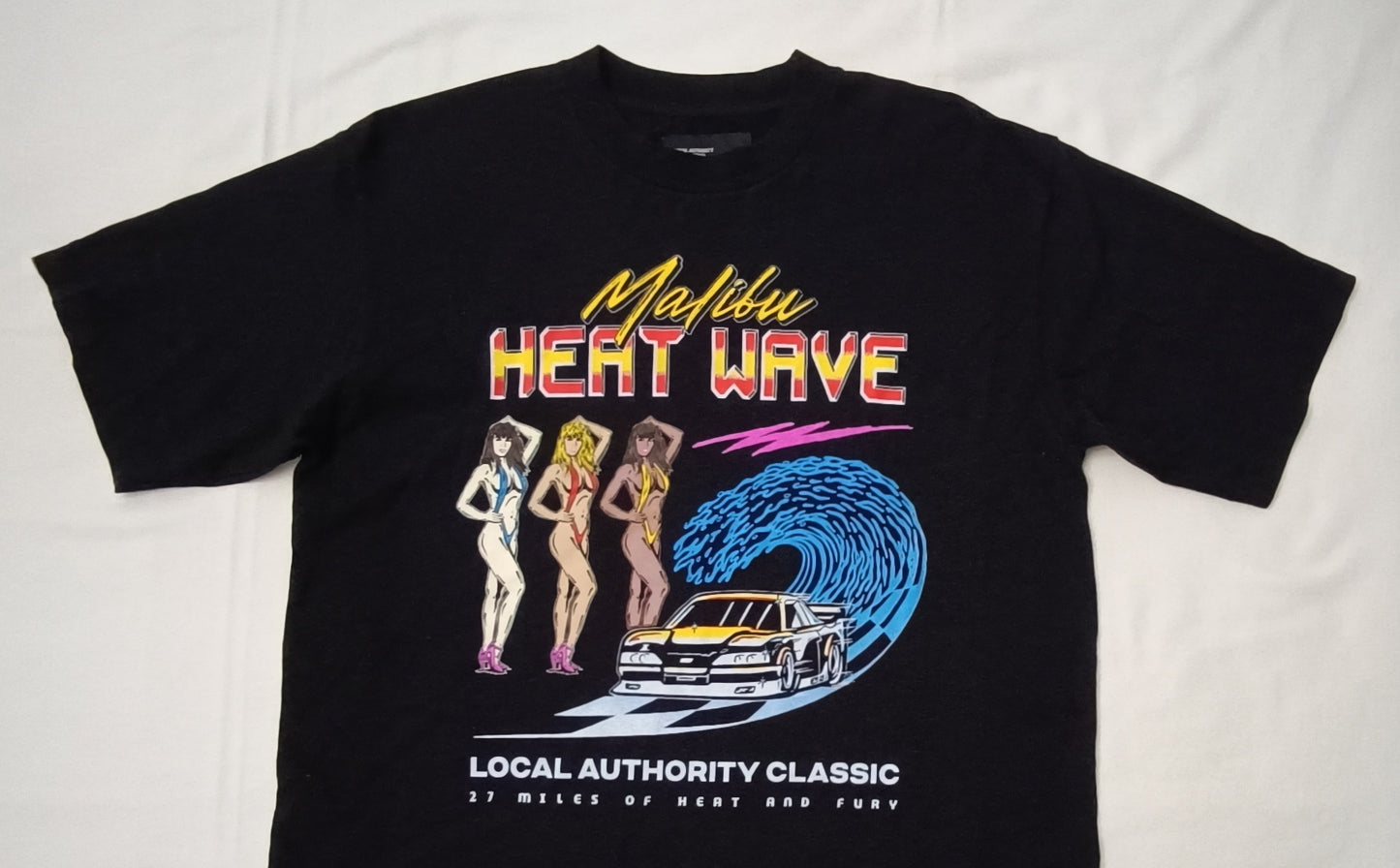 (M) Malibu Heat Wave Local Authority Los Angeles T-Shirt тениска