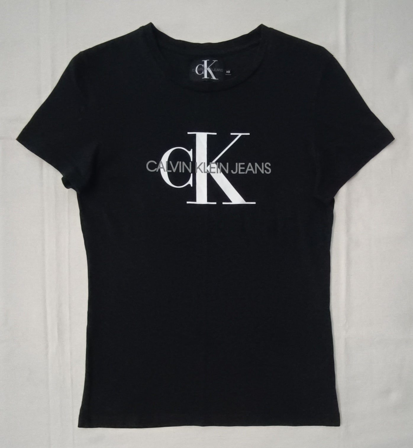 (ДАМСКО) (XS) Calvin Klein Jeans Logo T-Shirt тениска