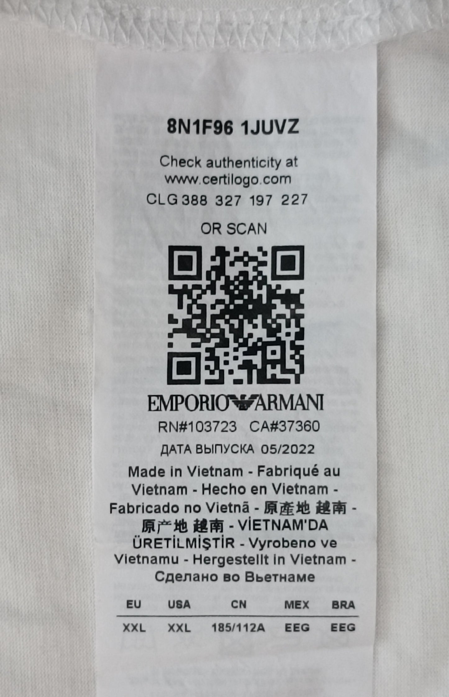 (XL) Emporio Armani Polo Shirt тениска