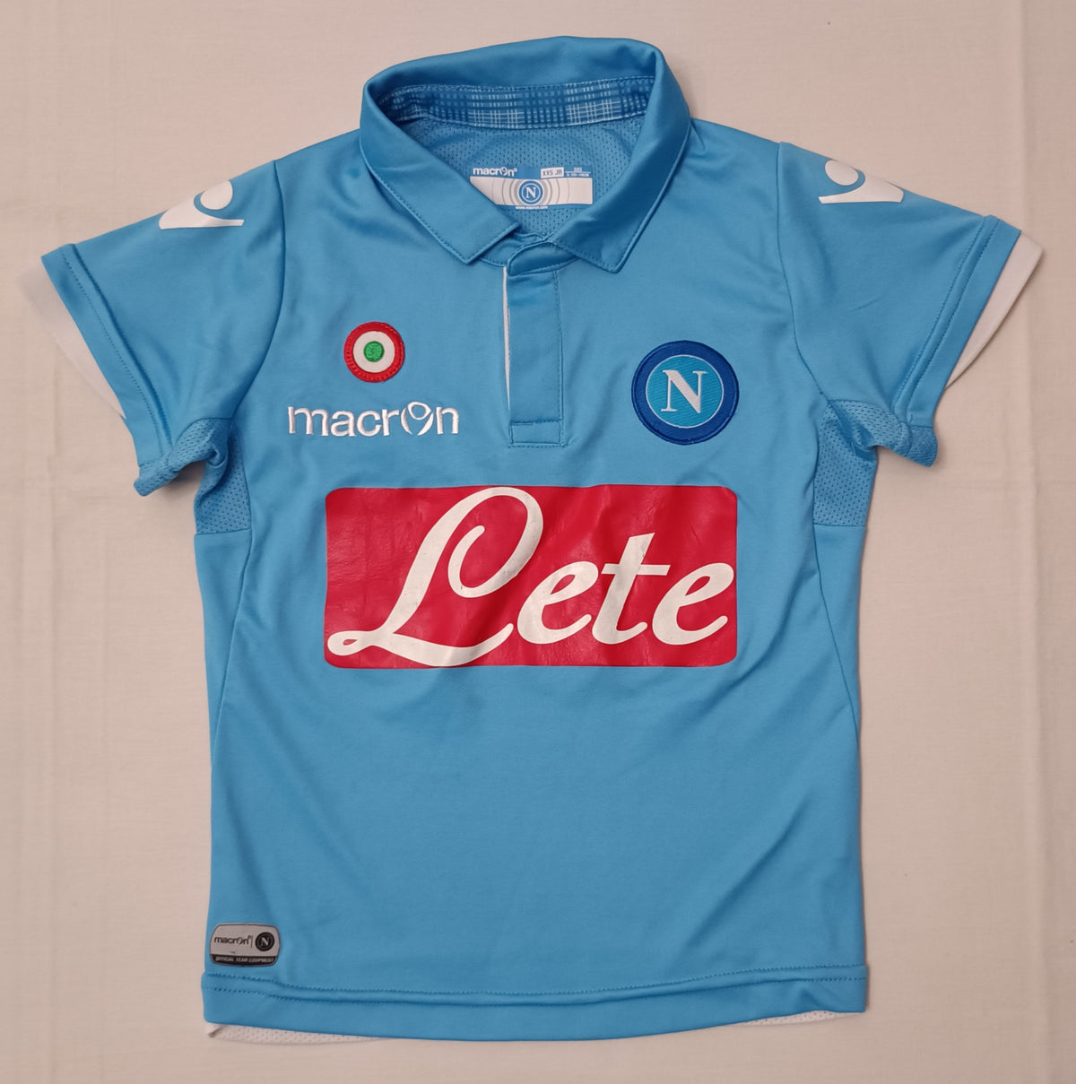 (ДЕТСКО) (5 години) Macron Napoli Jersey + 2x Shorts комплект (тениска и 2бр. шорти)