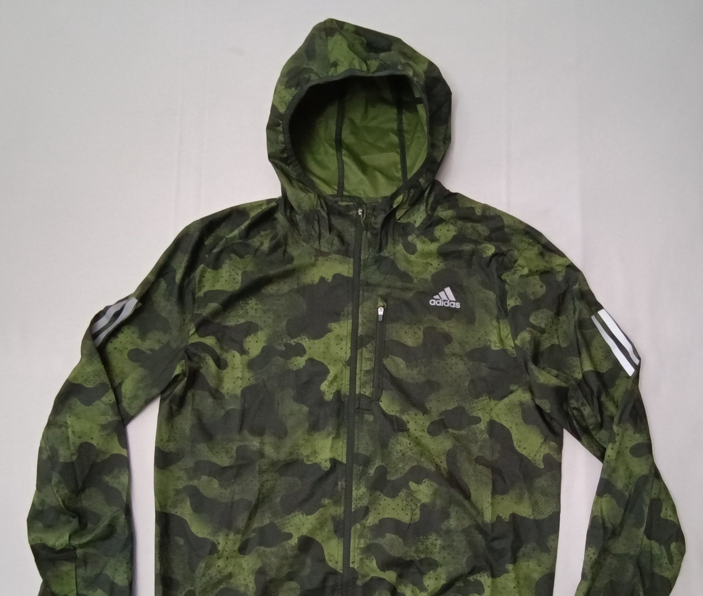 (M) Adidas Camouflage Windbreaker Jacket яке