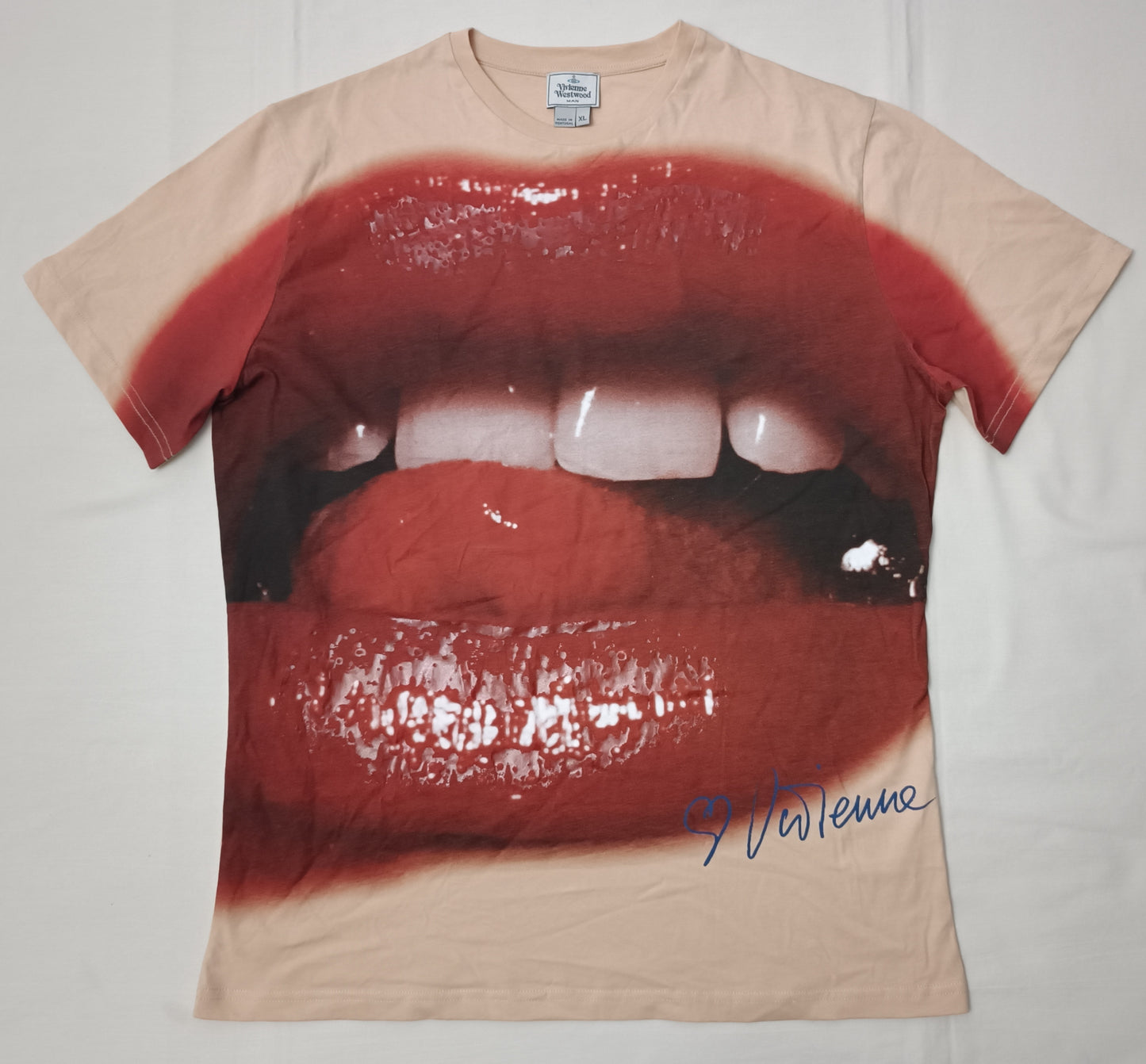 (XL) Vivienne Westwood Voiceless Lips Shirt тениска