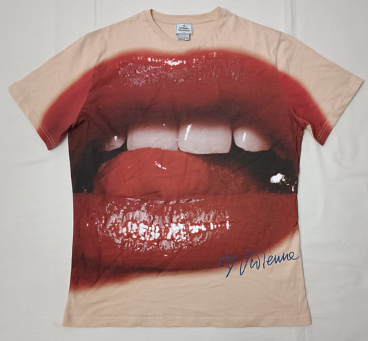 (XL) Vivienne Westwood Voiceless Lips Shirt тениска