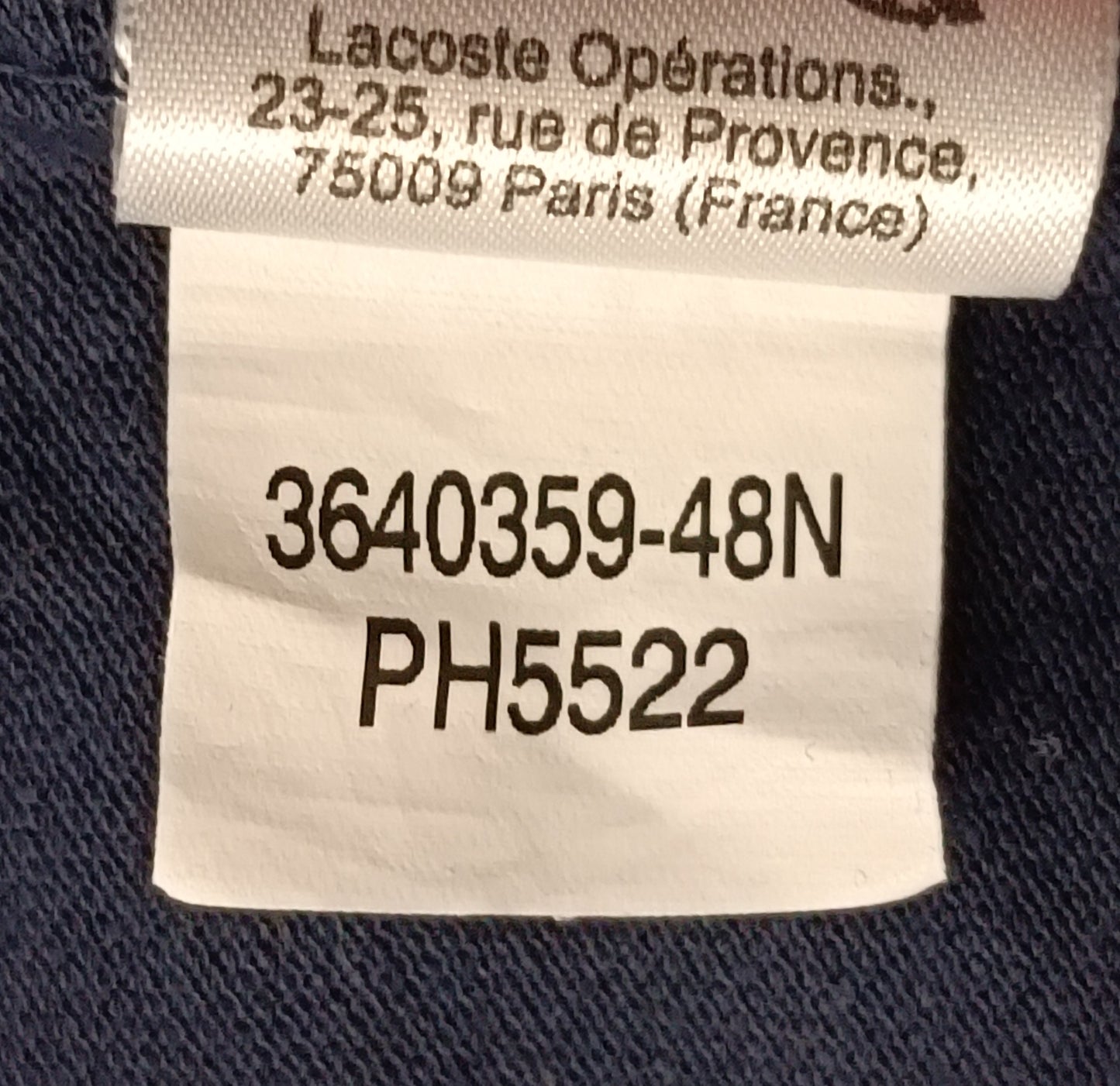 (L) Lacoste Polo Shirt поло тениска