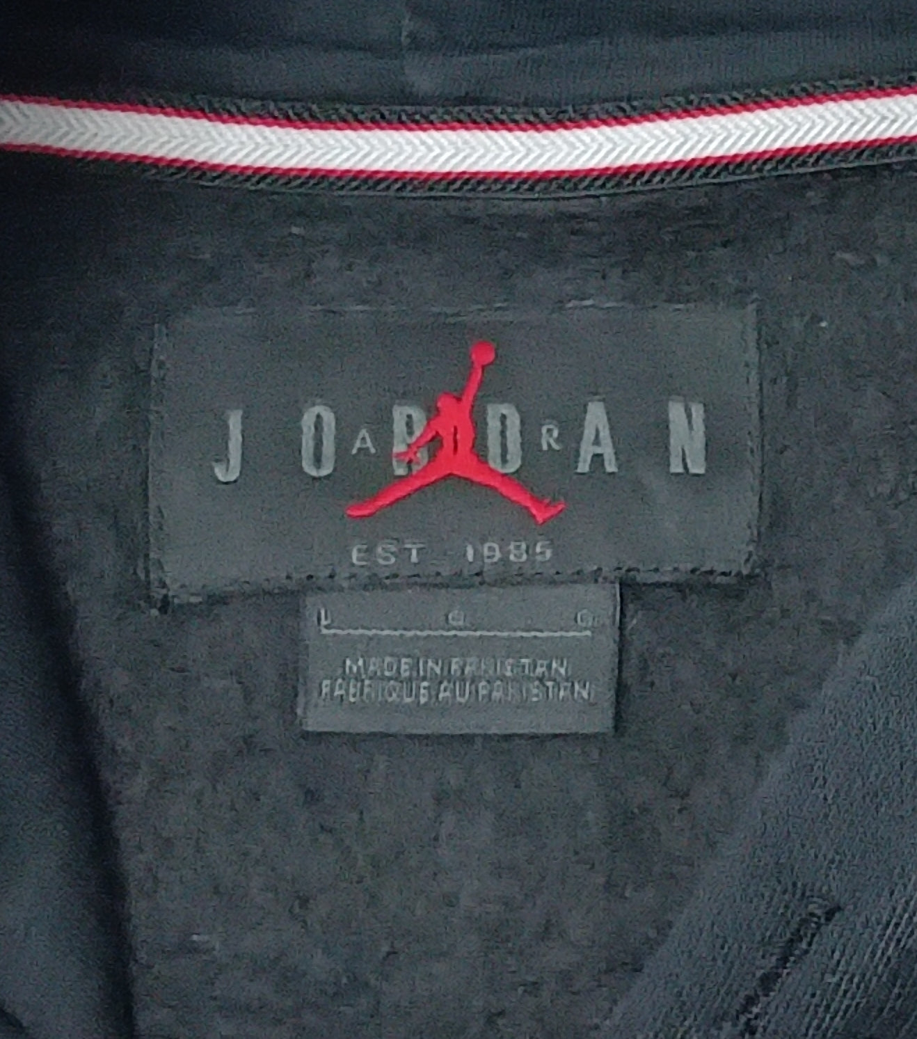 (L) Jordan AIR Nike Fleece Hoodie горнище