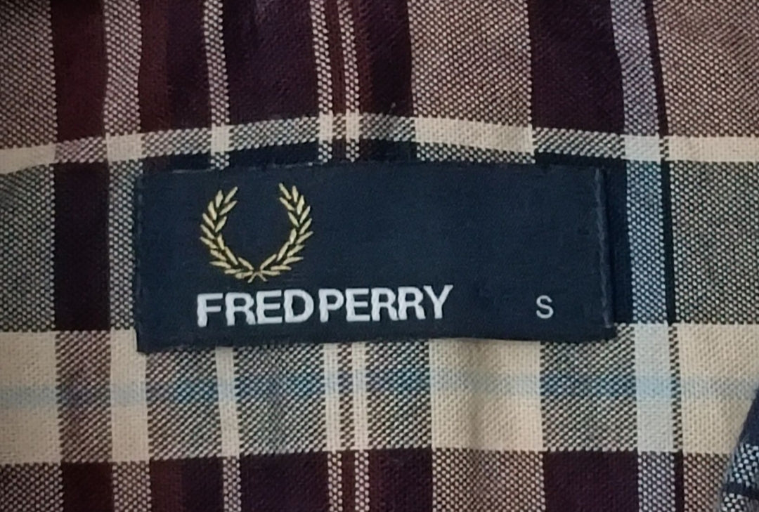 (S) Fred Perry Long Sleeve риза
