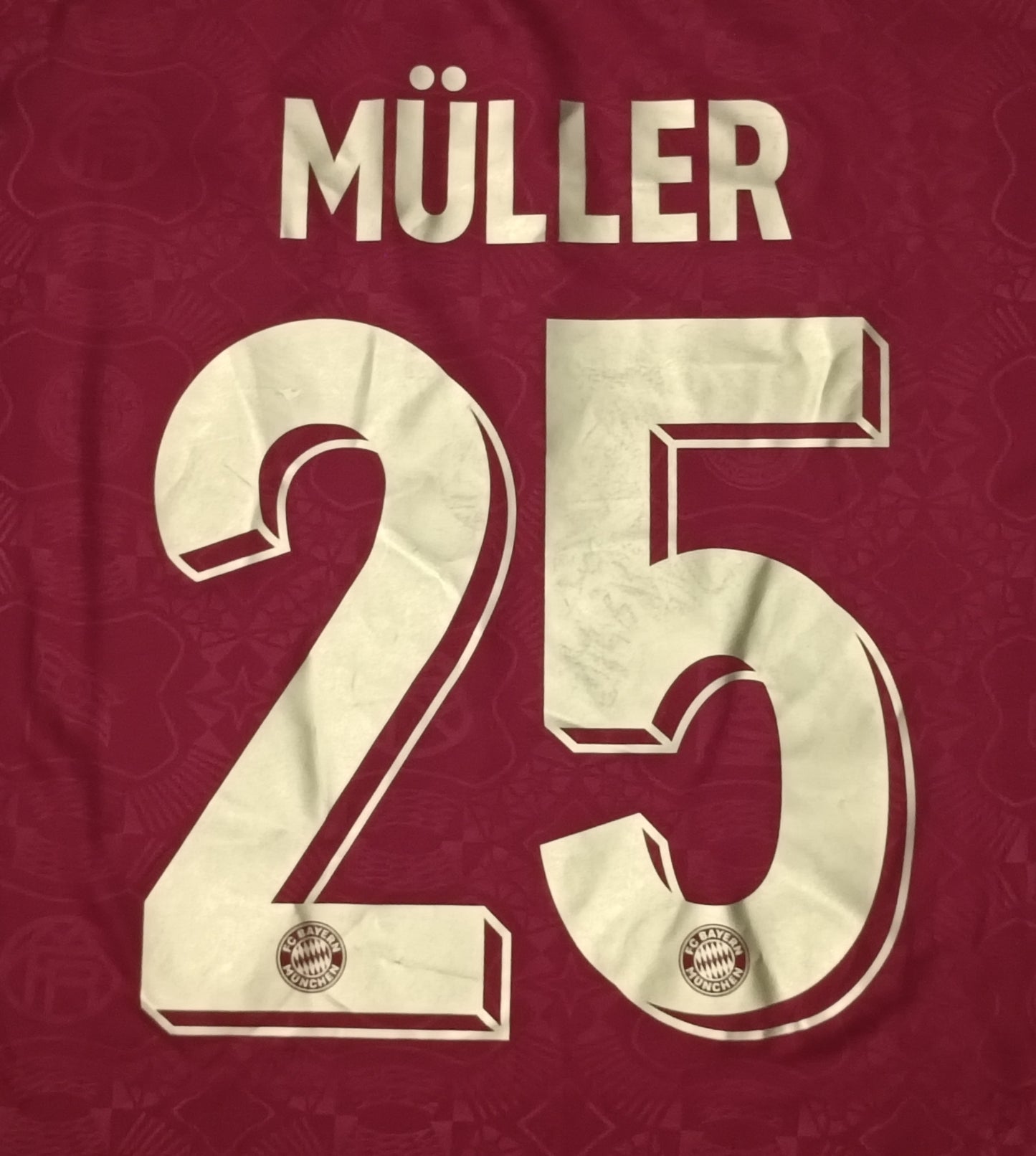 (2XL) Adidas Bayern Munchen 125th Anniversary #25 Muller 2024/25 Jersey тениска