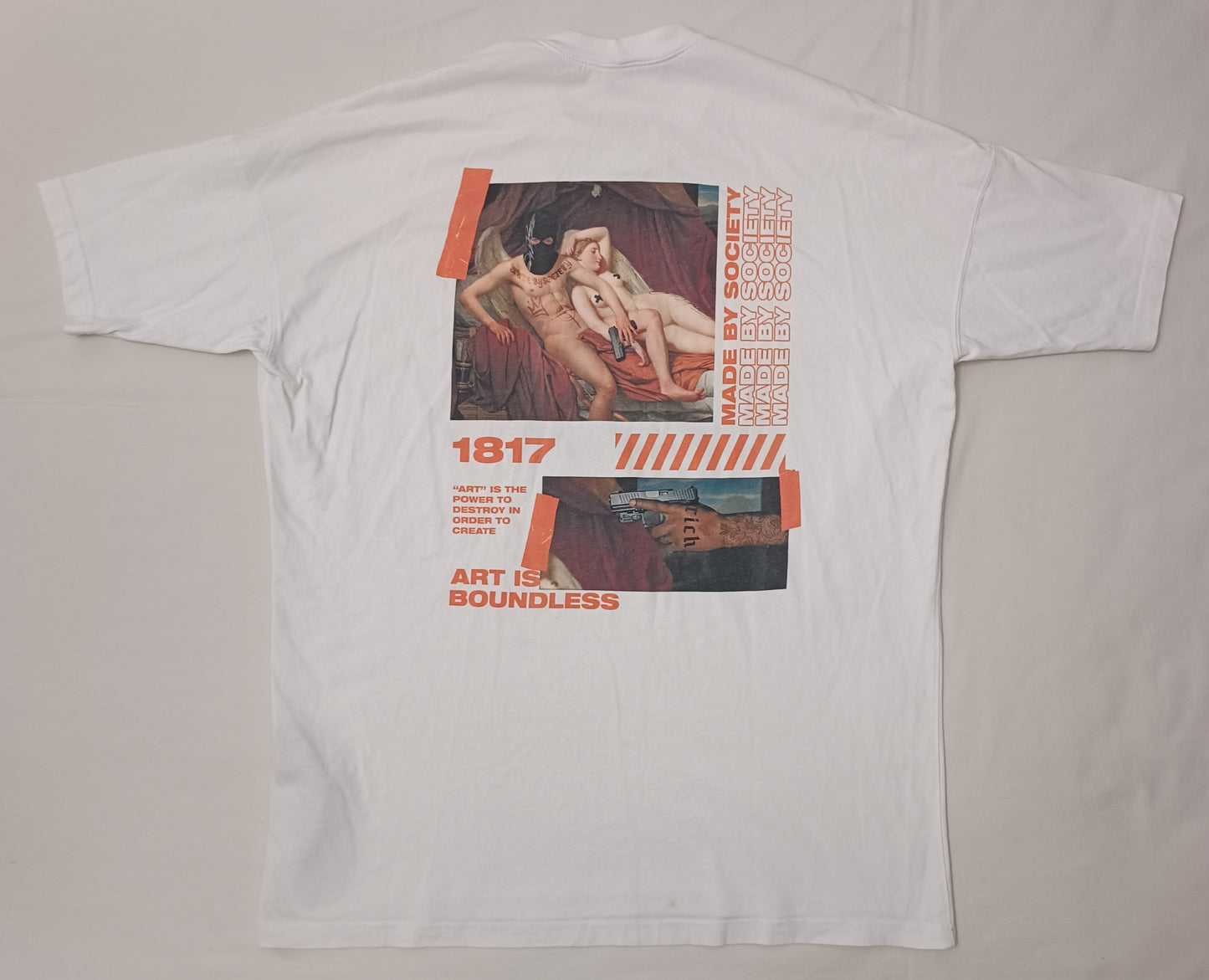 (XL) Made By Society Make History Shirt тениска