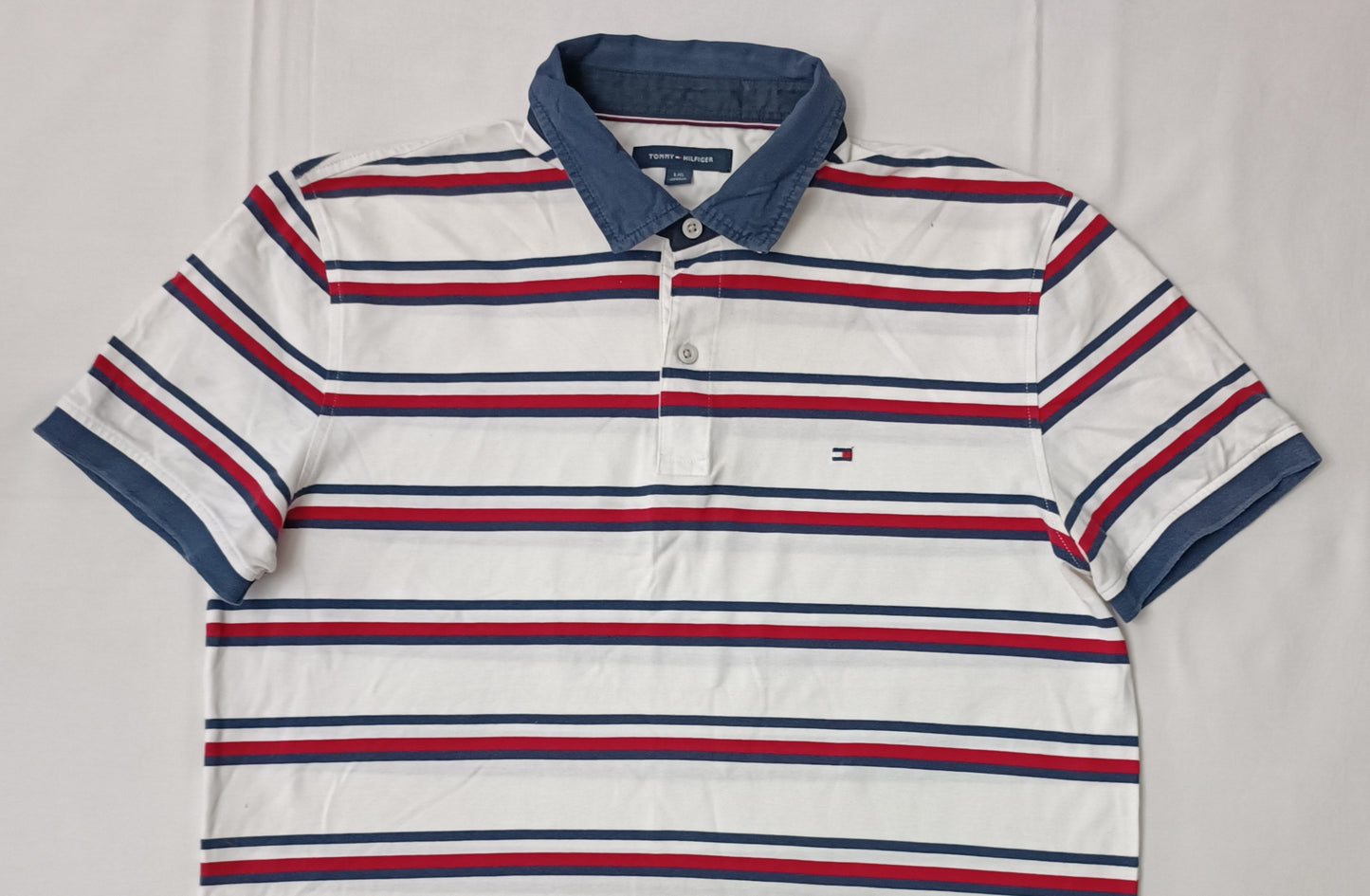 (L) Tommy Hilfiger Polo Shirt поло тениска