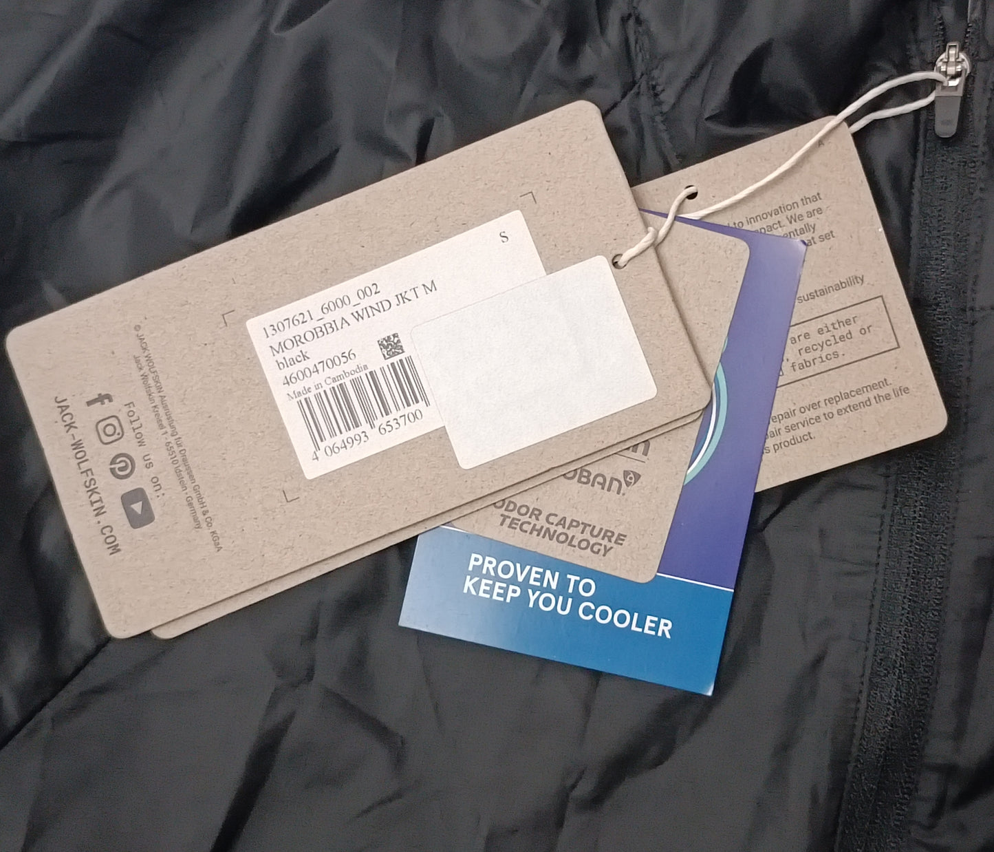 (S) Jack Wolfskin Morobbia Wind Jacket яке