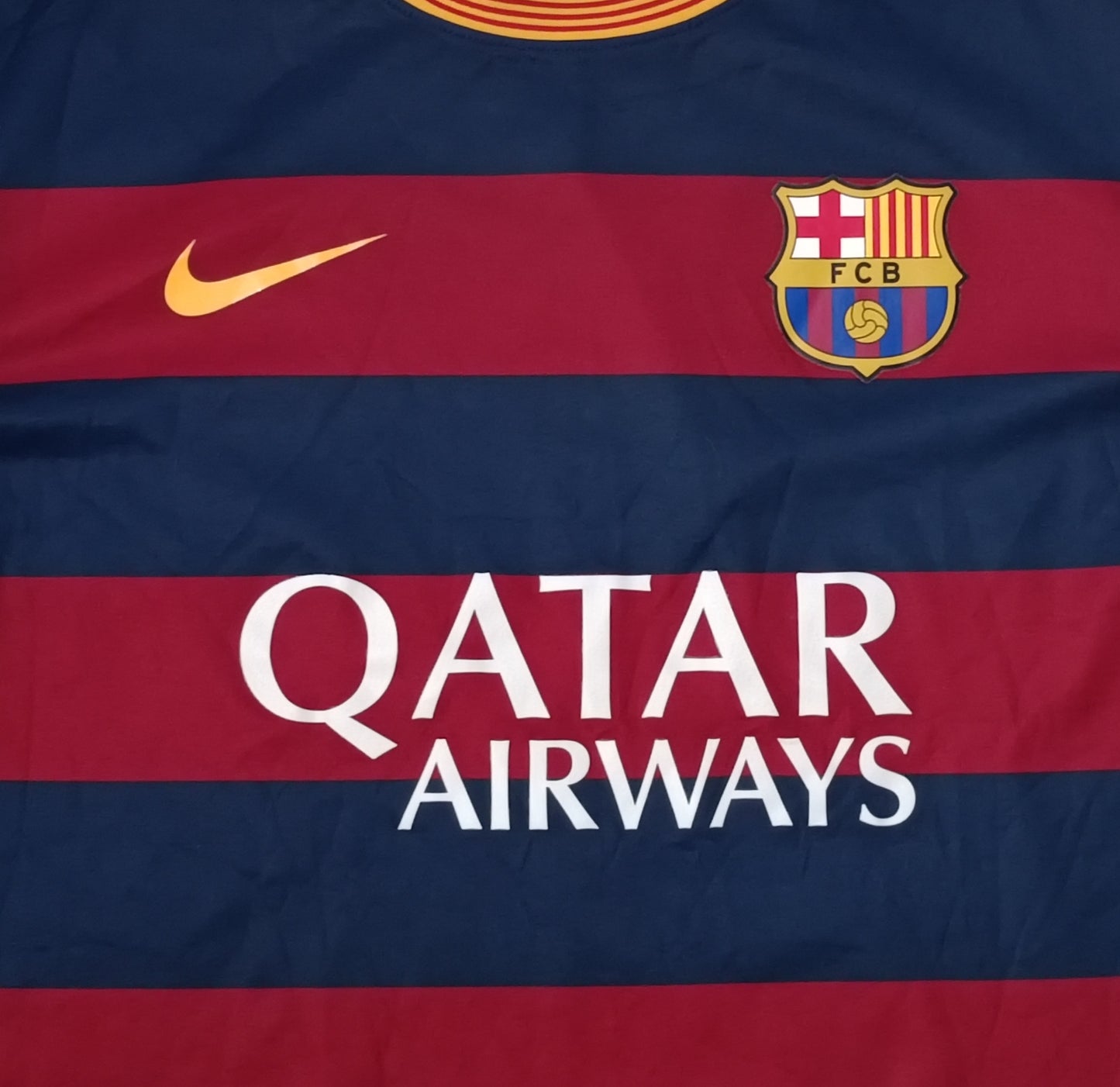 (L) Nike DRI-FIT FC Barcelona 2015/16 Home Jersey тениска