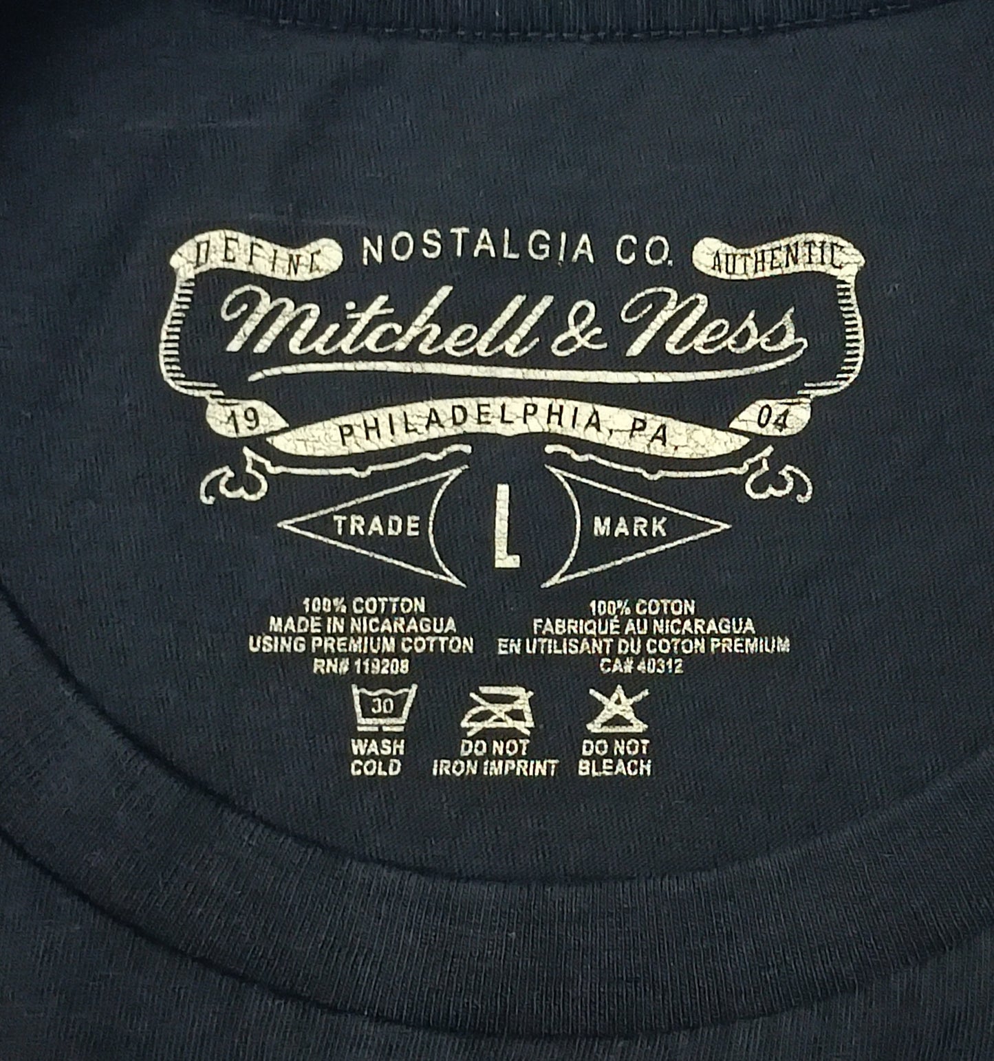 (L) Mitchell & Ness Toronto Raptors Shirt тениска