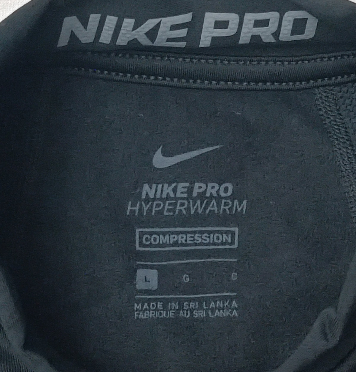 (L) Nike PRO Hyperwarm Compression Long Sleeve Top блуза