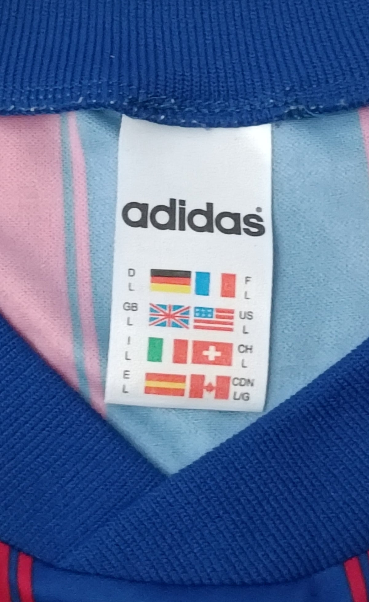 (L) Adidas Template Football 2000s Jersey тениска