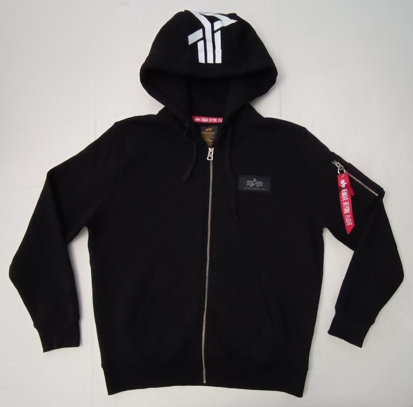 (L) Alpha Industries Hoodie Sweatshirt горнище