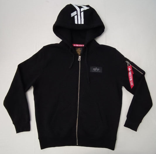 (L) Alpha Industries Hoodie Sweatshirt горнище