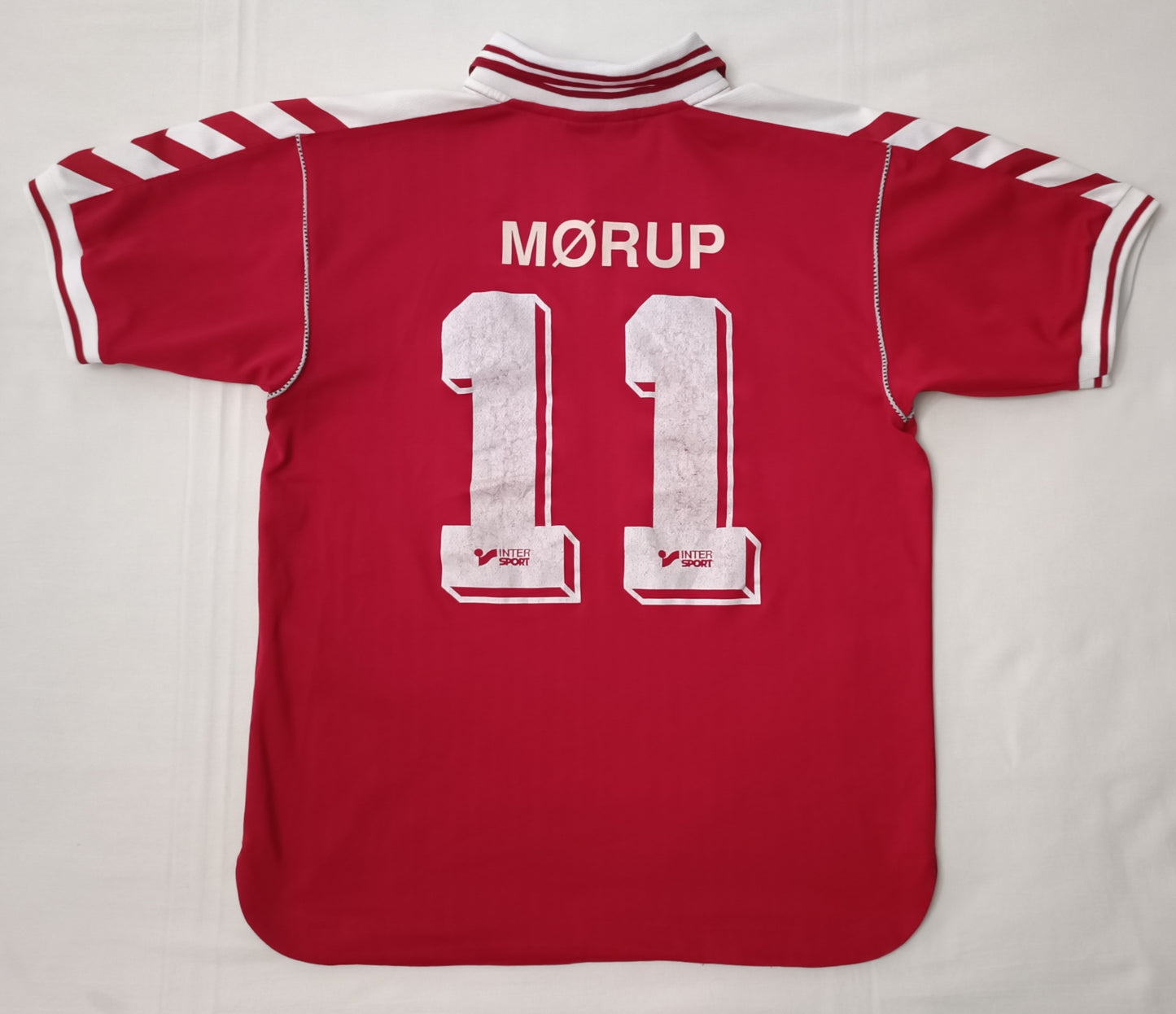 (XS) Hummel Denmark 1998 #11 Home Jersey тениска
